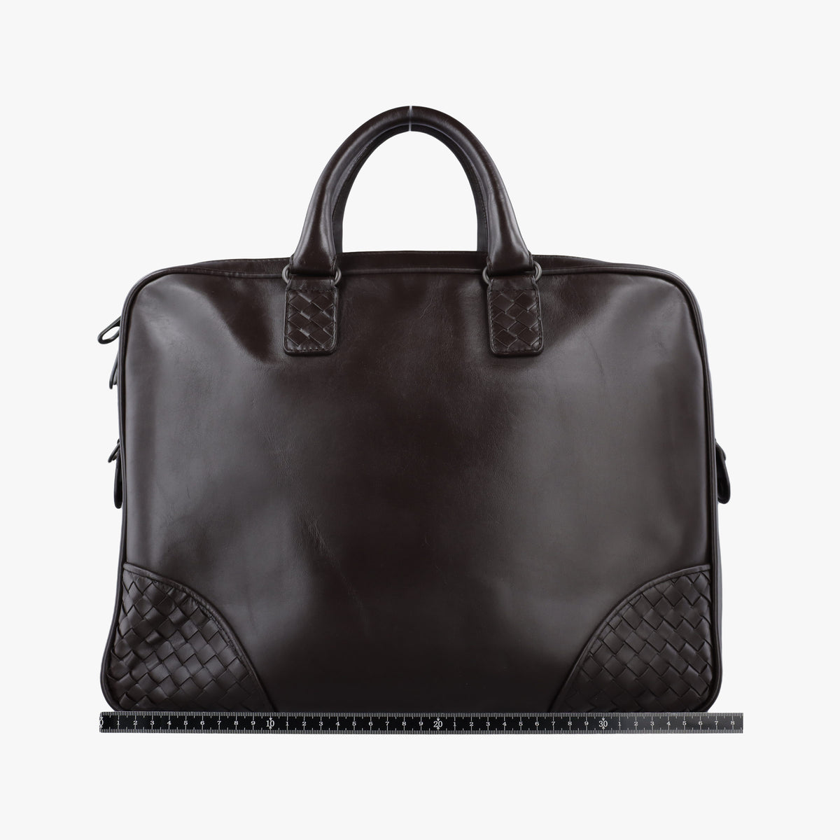 Pre-owned Bottega Veneta Intrecciato Brown Lambskin  shoulderbag | stylenewstar