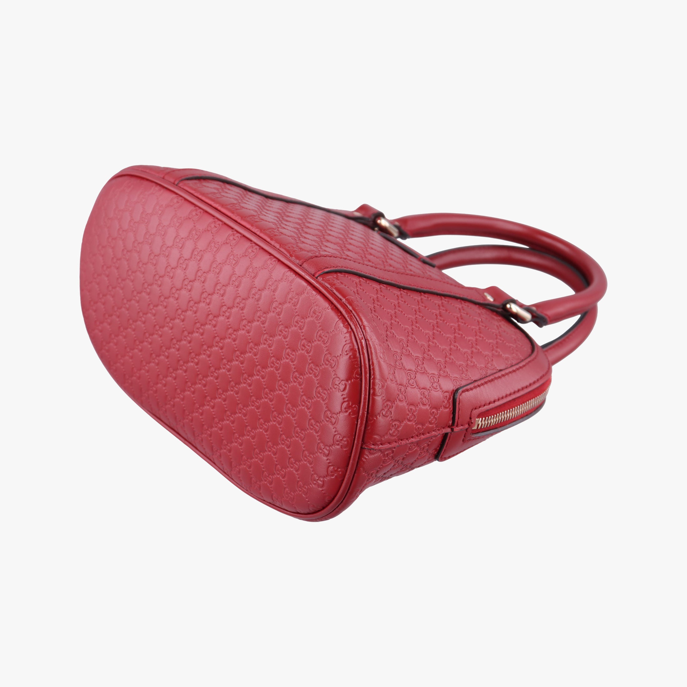 Pre-owned Gucci Microguccissima Red Leather 449654 shoulderbag | stylenewstar