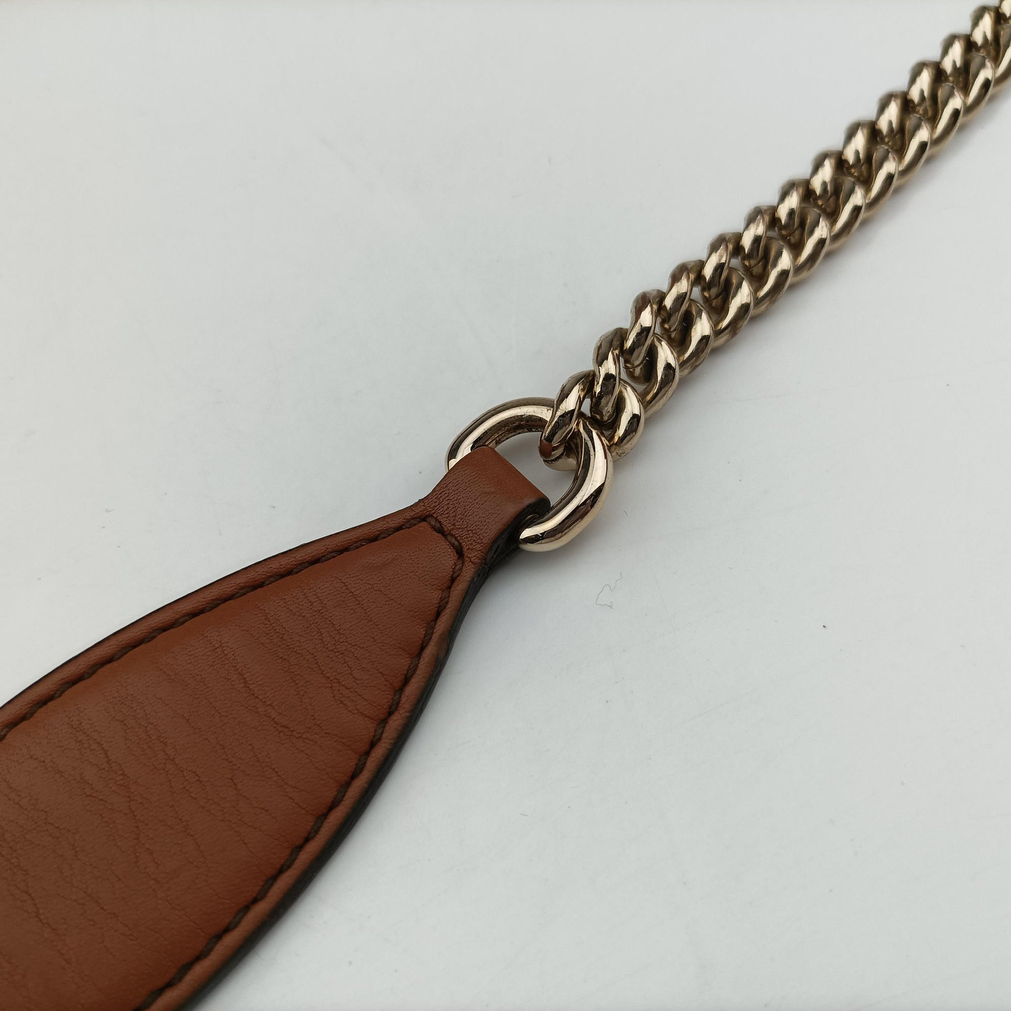 Pre-owned Gucci Emily Camel Leather 283063 shoulderbag | stylenewstar
