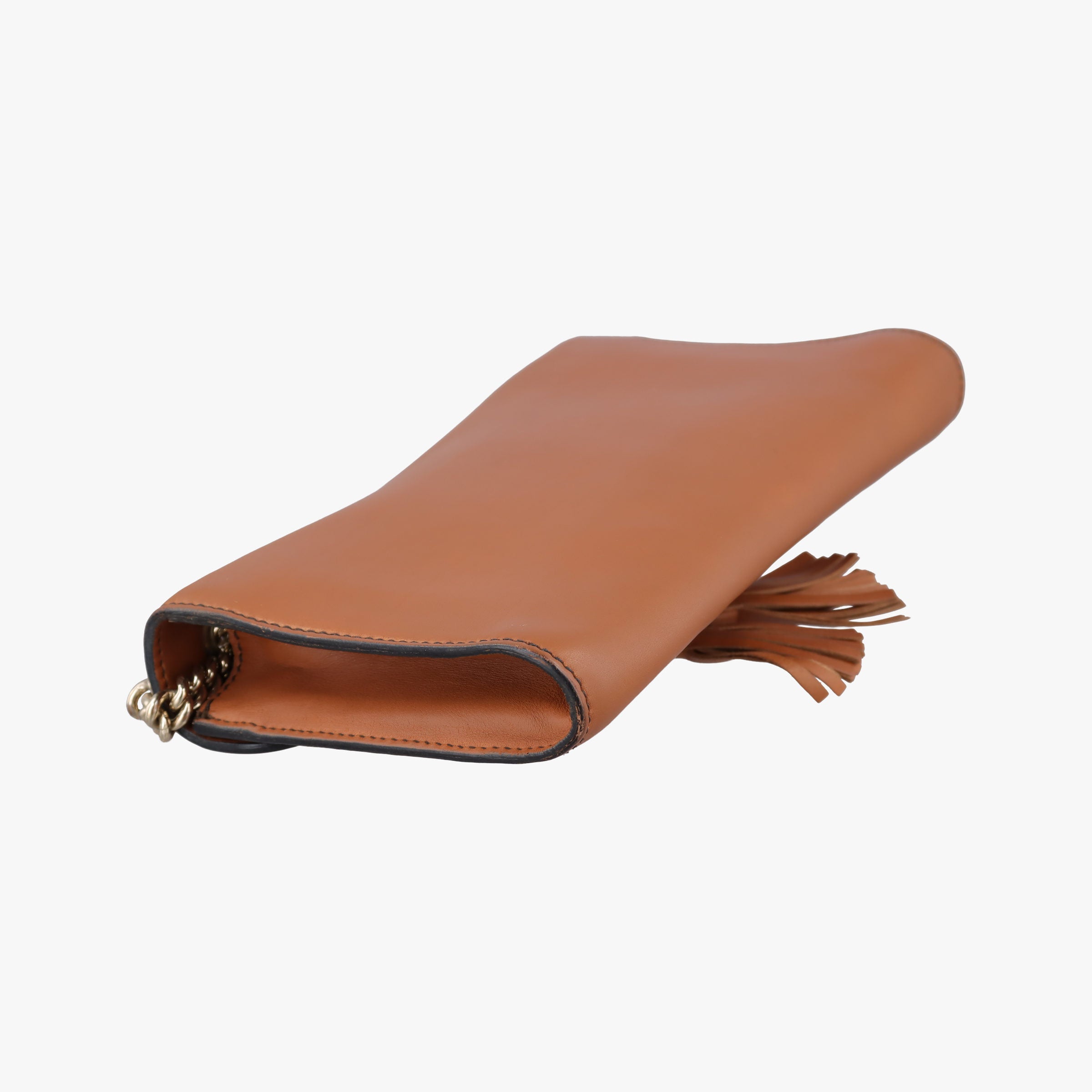 Pre-owned Gucci Emily Camel Leather 283063 shoulderbag | stylenewstar