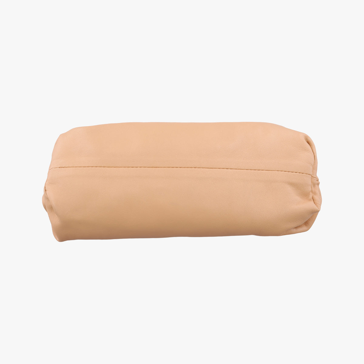 Pre-owned Bottega Veneta The Chain Pouch Camel lambskin  shoulderbag | stylenewstar
