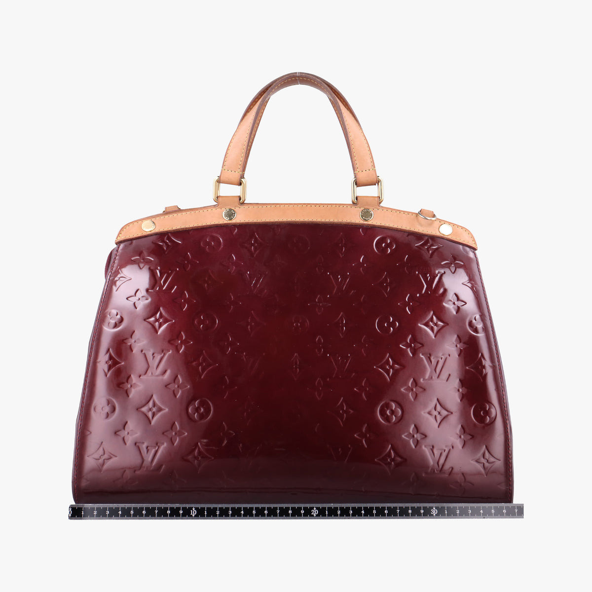 Pre-owned Louis Vuitton Brea GM Rouge Fauviste Vernis M91616 shoulderbag | stylenewstar