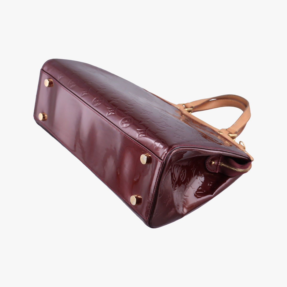 Pre-owned Louis Vuitton Brea GM Rouge Fauviste Vernis M91616 shoulderbag | stylenewstar