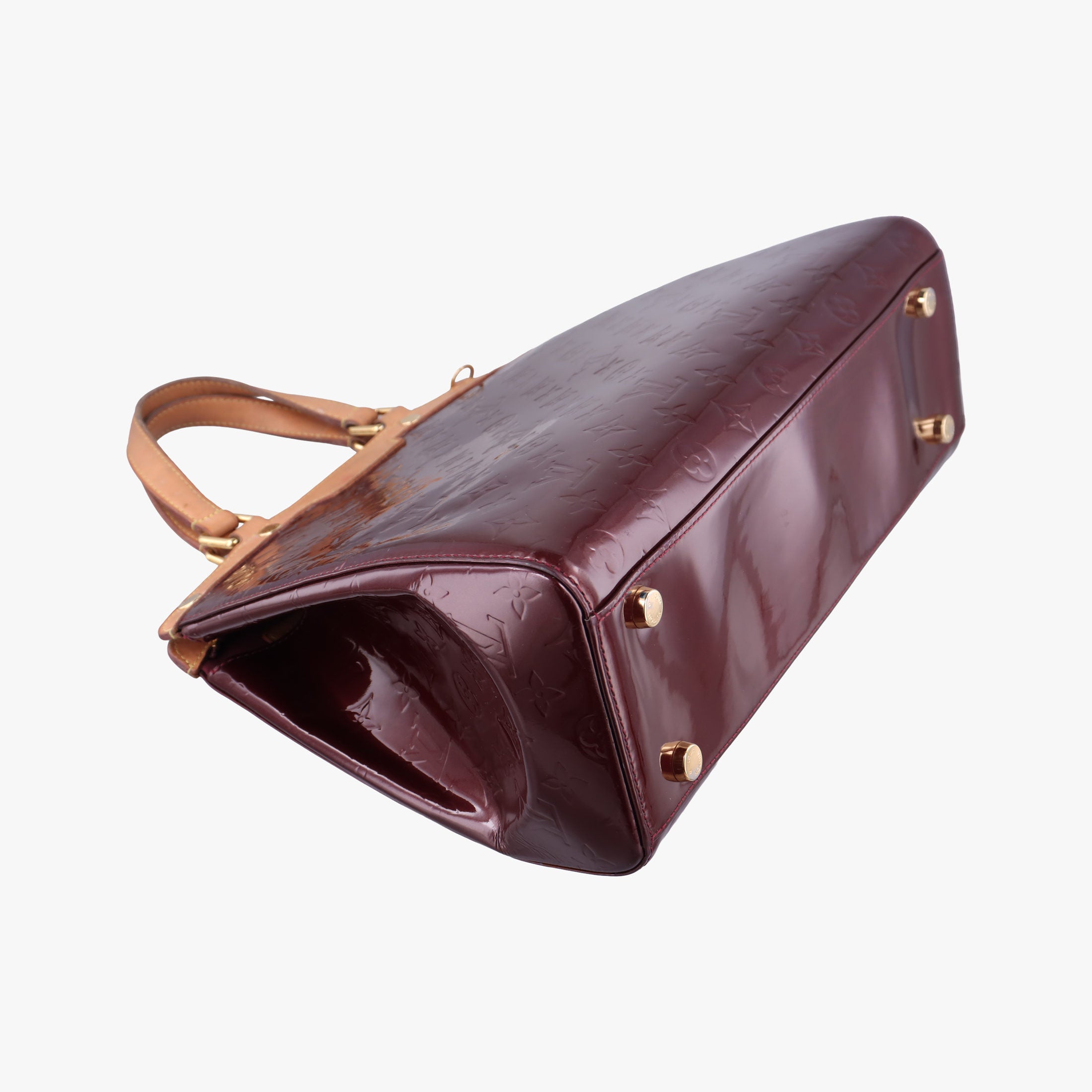 Pre-owned Louis Vuitton Brea GM Rouge Fauviste Vernis M91616 shoulderbag | stylenewstar