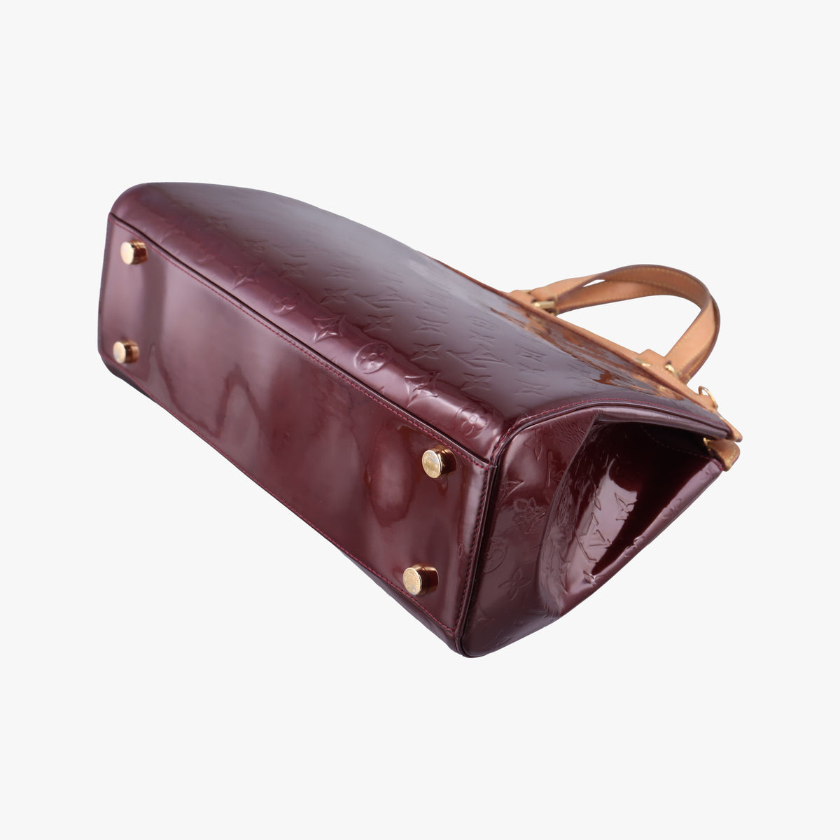 Pre-owned Louis Vuitton Brea GM Rouge Fauviste Vernis M91616 shoulderbag | stylenewstar