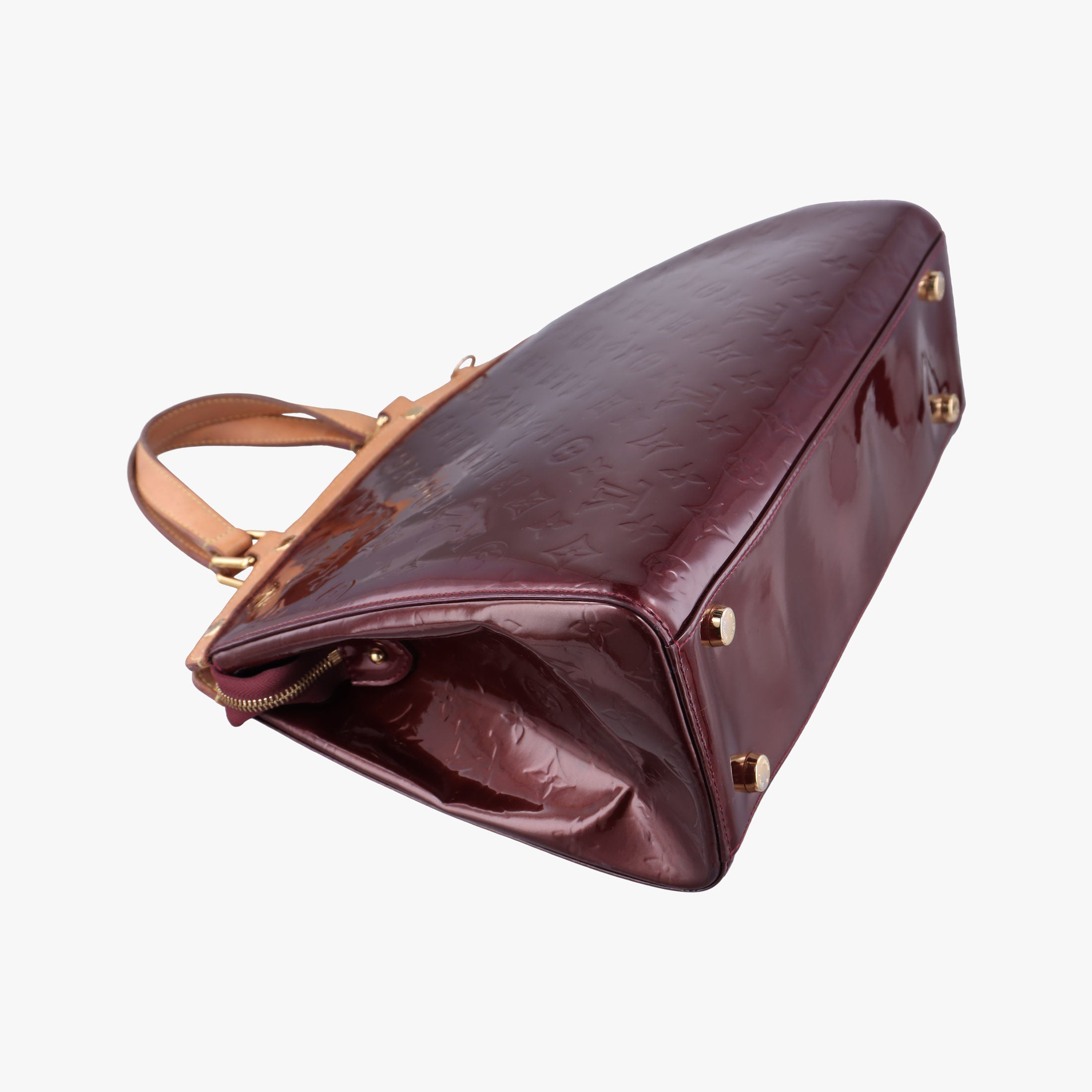 Pre-owned Louis Vuitton Brea GM Rouge Fauviste Vernis M91616 shoulderbag | stylenewstar