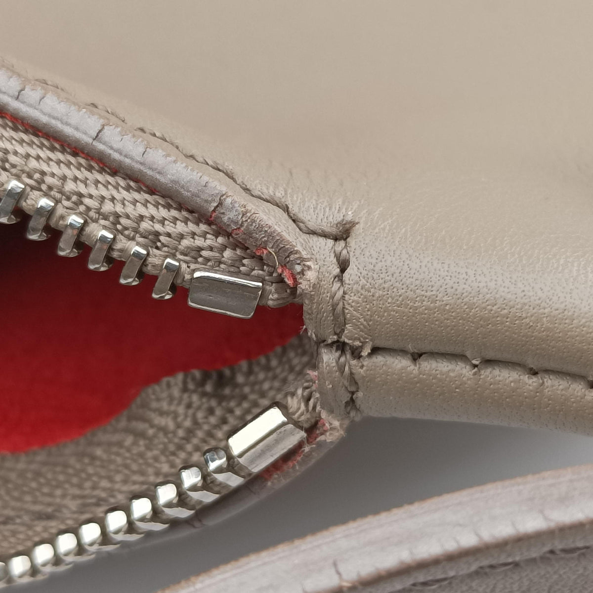 Vintage Celine Fortune cookie khaki Leather  shoulderbag | stylenewstar