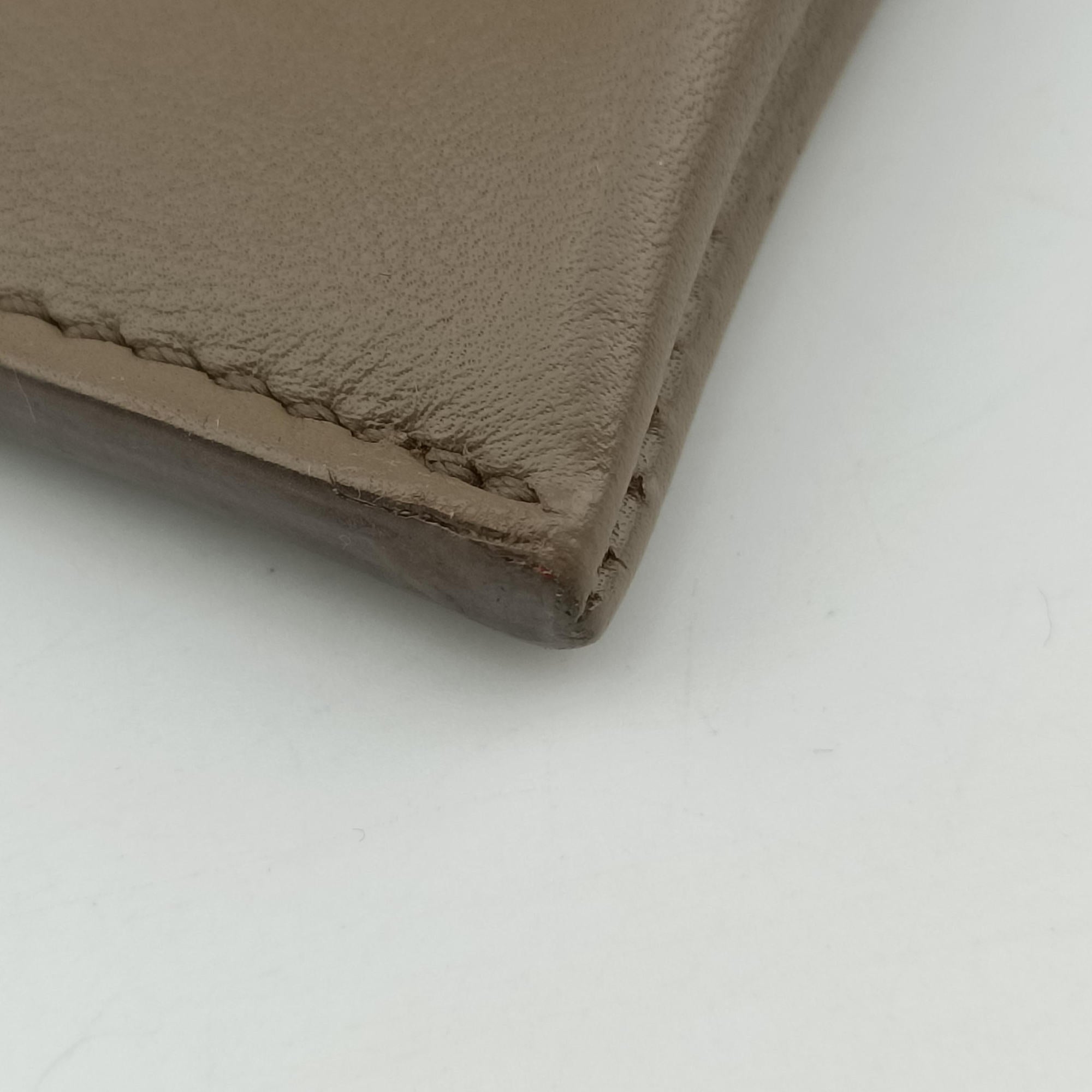 Vintage Celine Fortune cookie khaki Leather  shoulderbag | stylenewstar
