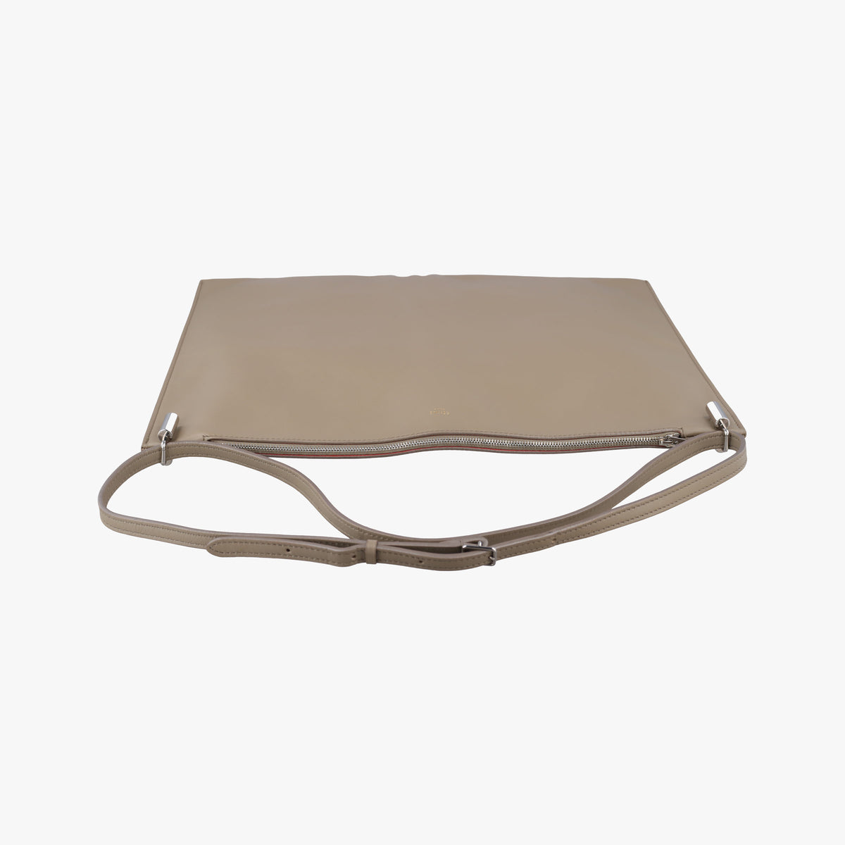 Vintage Celine Fortune cookie khaki Leather  shoulderbag | stylenewstar