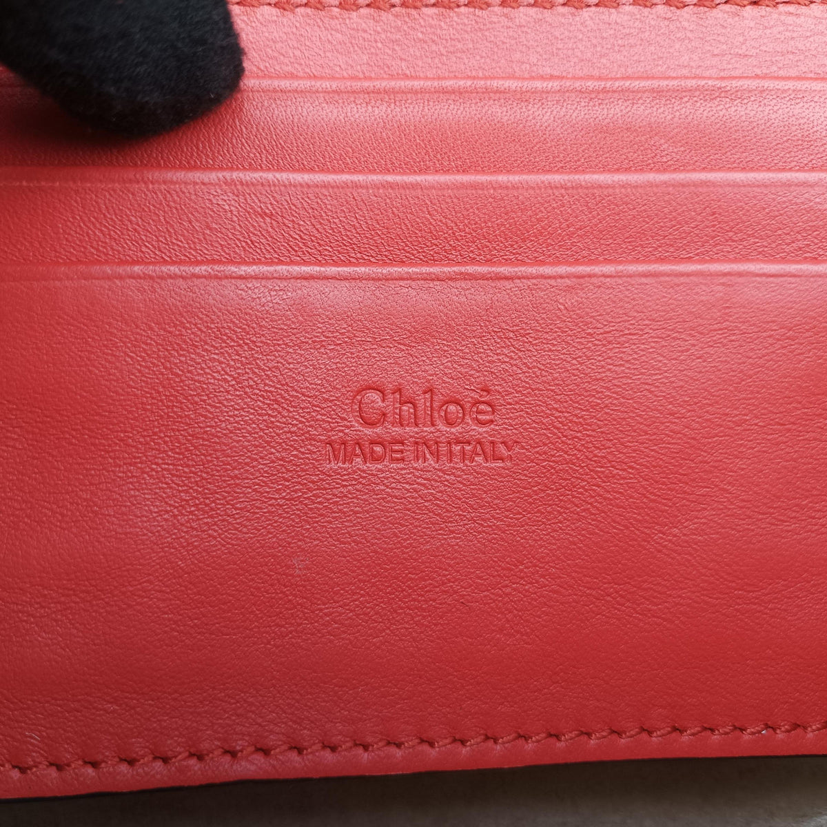 Secondhand Chloe FAYE Red Suede × leather  shoulderbag | stylenewstar