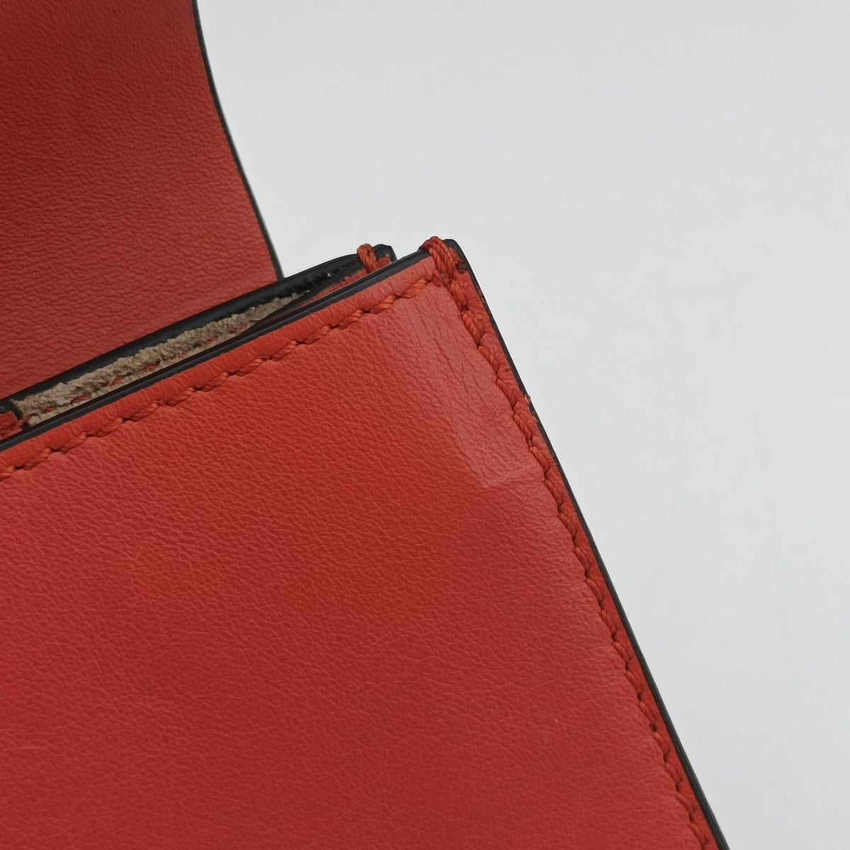 Secondhand Chloe FAYE Red Suede × leather  shoulderbag | stylenewstar