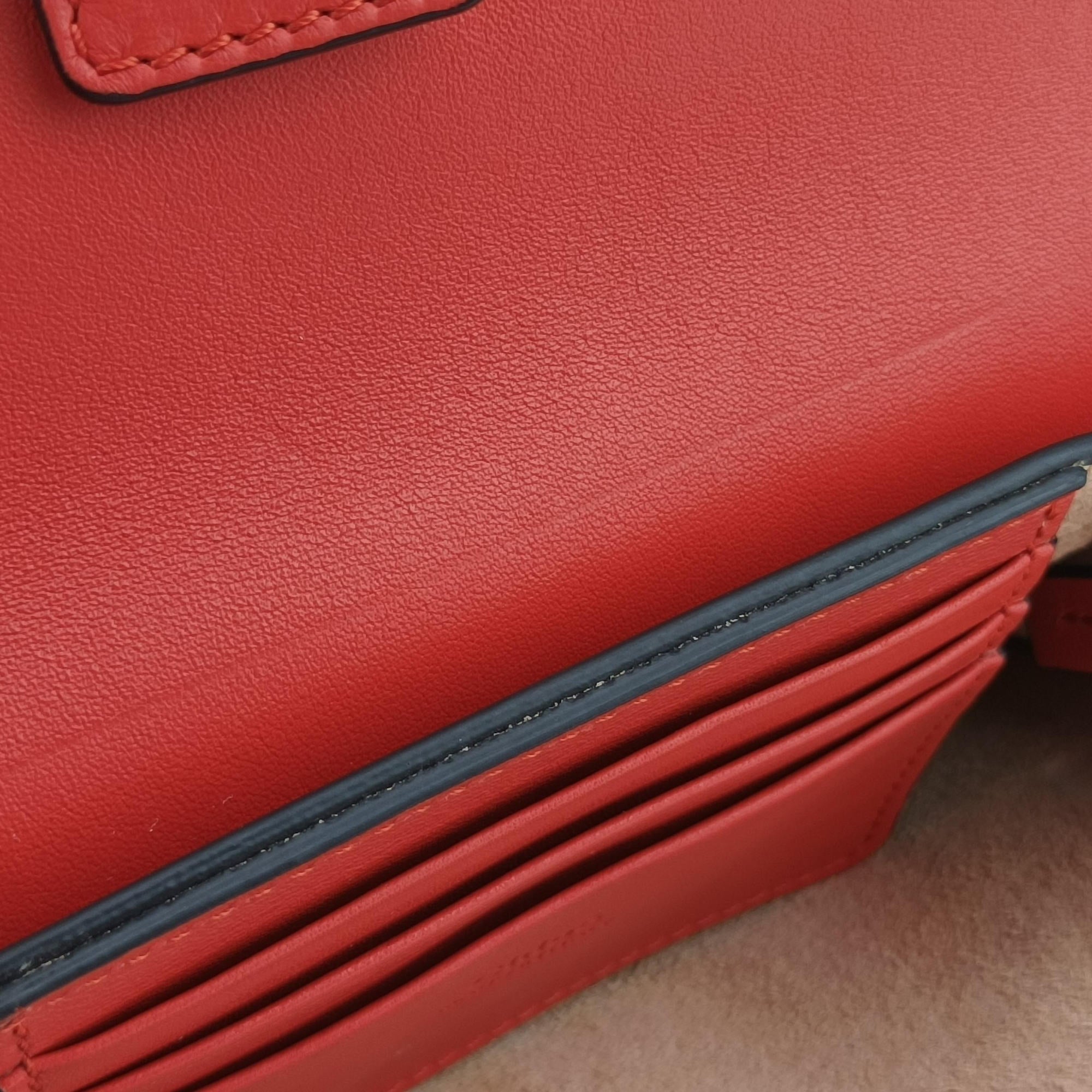 Secondhand Chloe FAYE Red Suede × leather  shoulderbag | stylenewstar