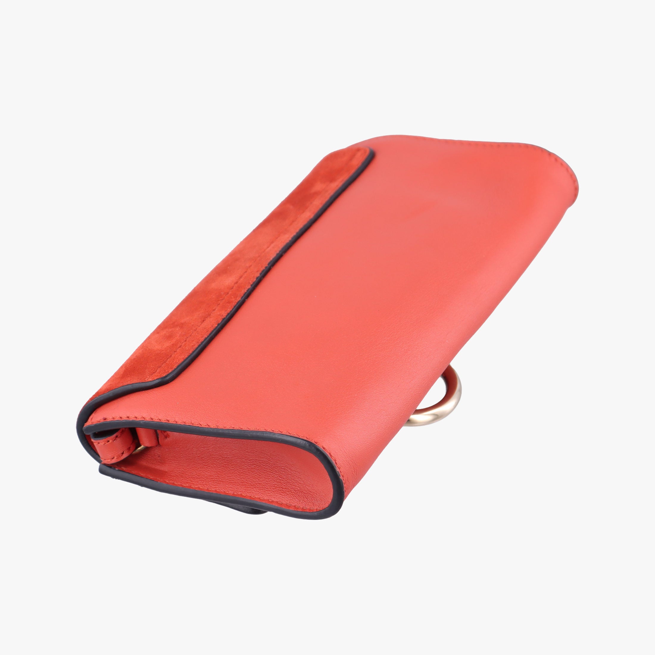 Secondhand Chloe FAYE Red Suede × leather  shoulderbag | stylenewstar