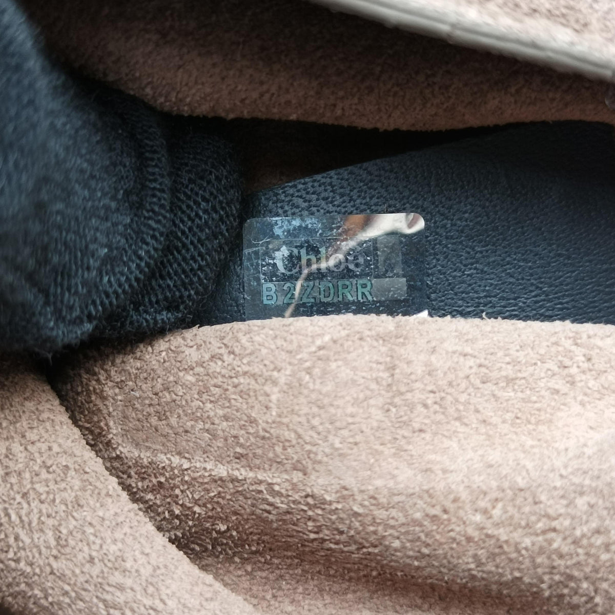 Pre-owned Chloe DREW Blue Suede×Leather  shoulderbag | stylenewstar