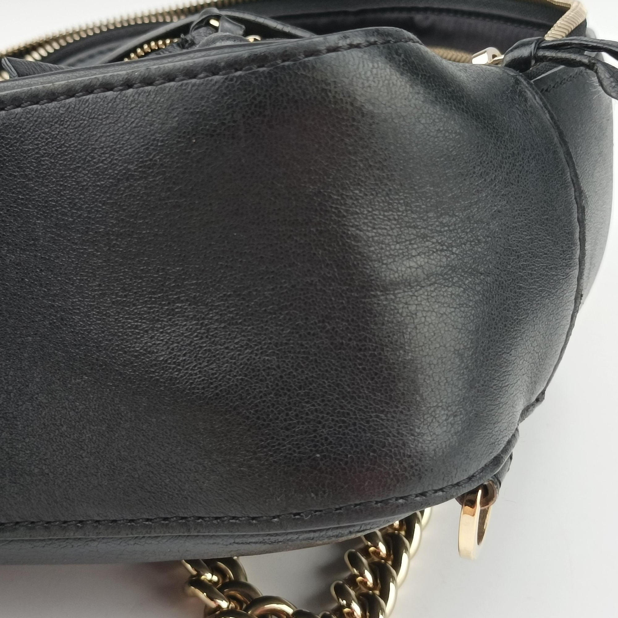 Vintage VERSACE La Medusa Black Leather  backpack/rucksack | stylenewstar