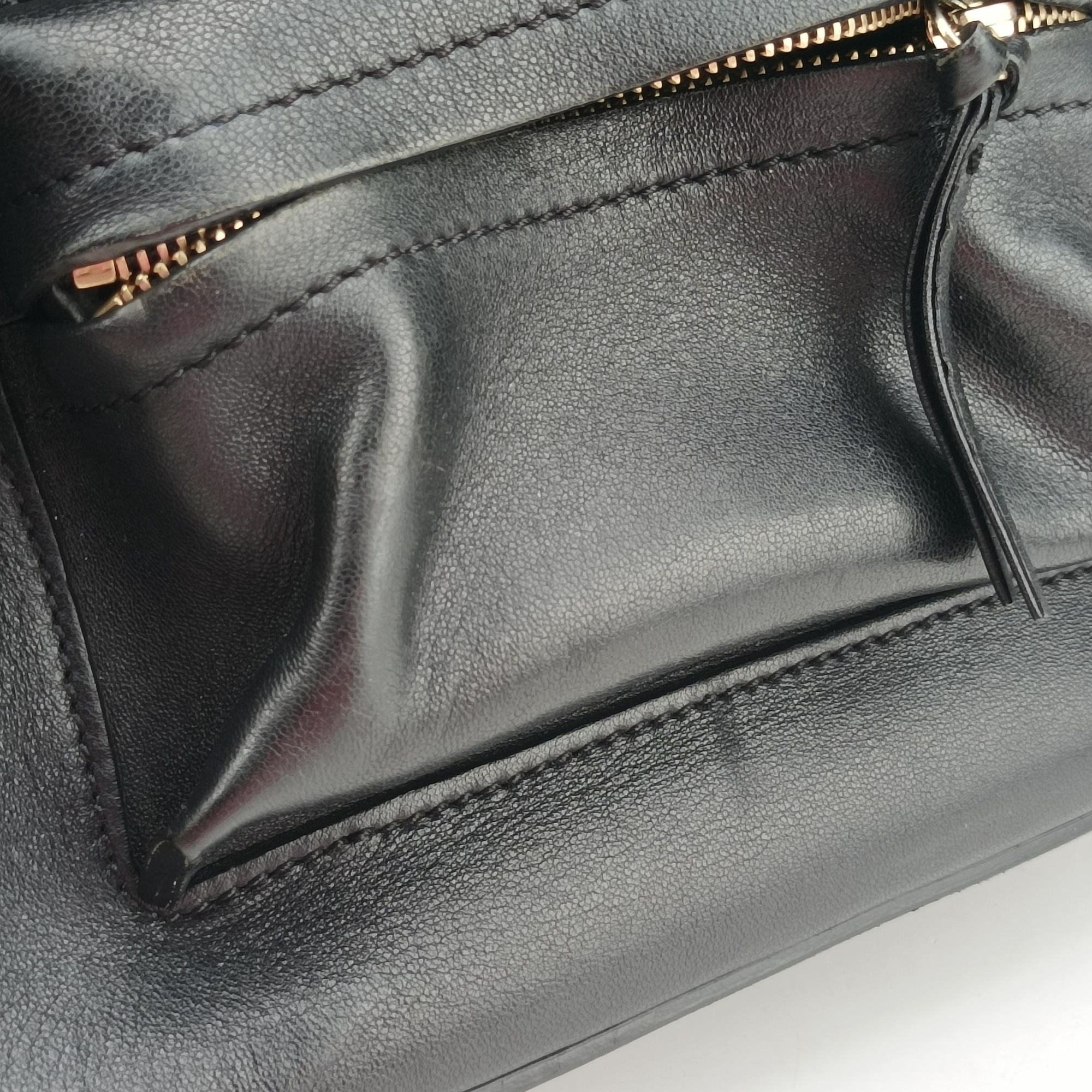 Vintage VERSACE La Medusa Black Leather  backpack/rucksack | stylenewstar