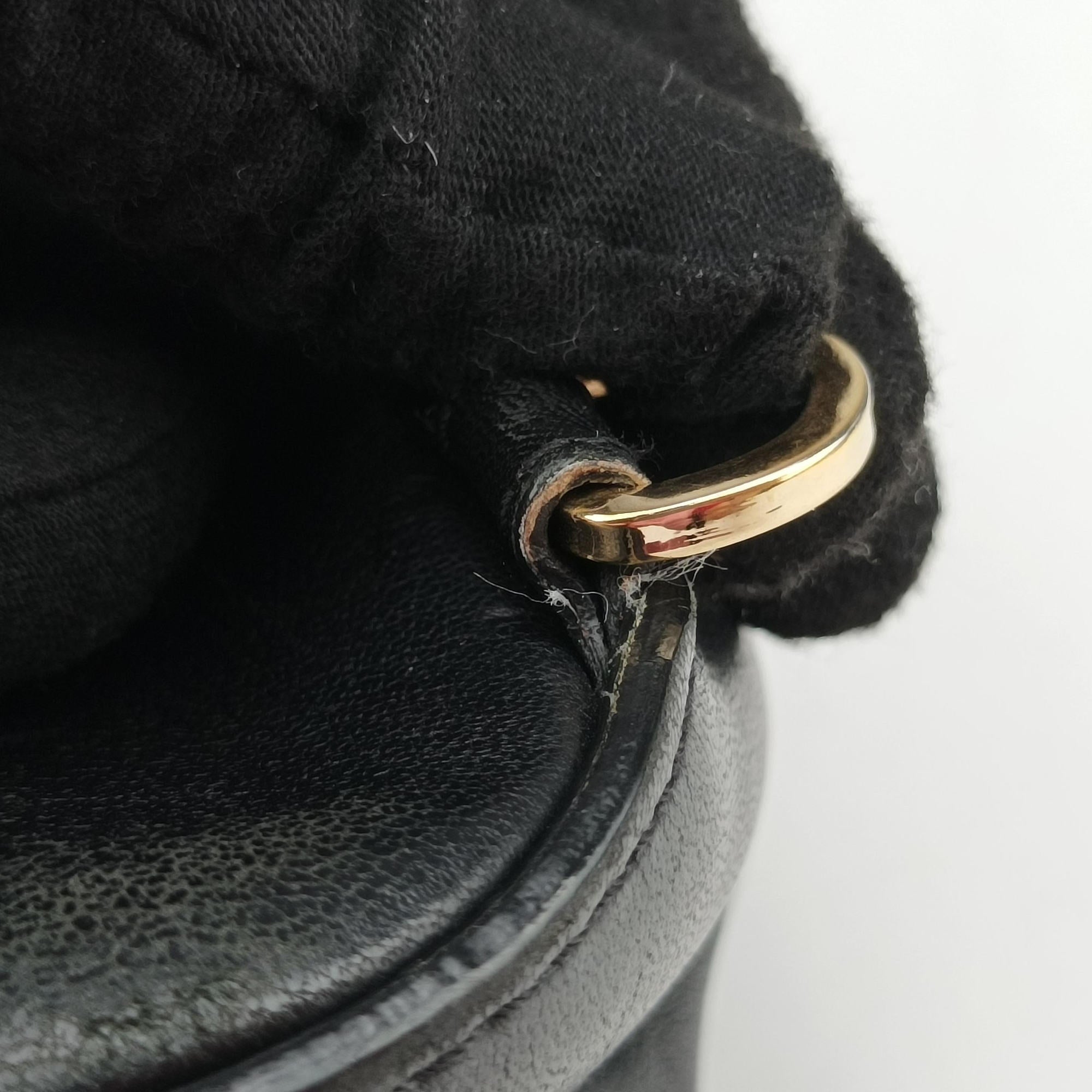 Vintage VERSACE La Medusa Black Leather  backpack/rucksack | stylenewstar