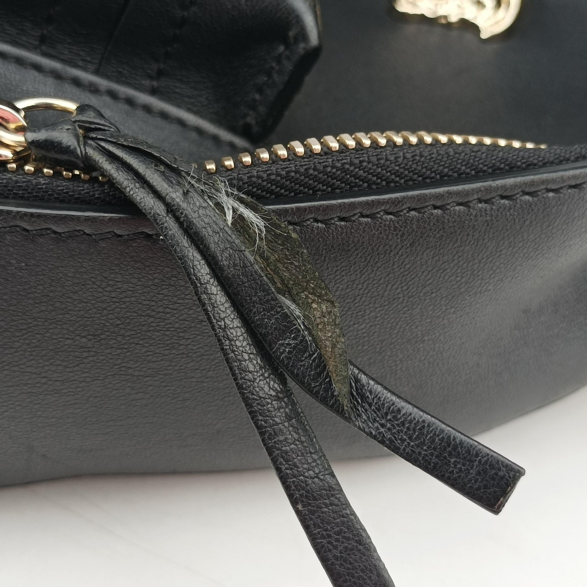 Vintage VERSACE La Medusa Black Leather  backpack/rucksack | stylenewstar