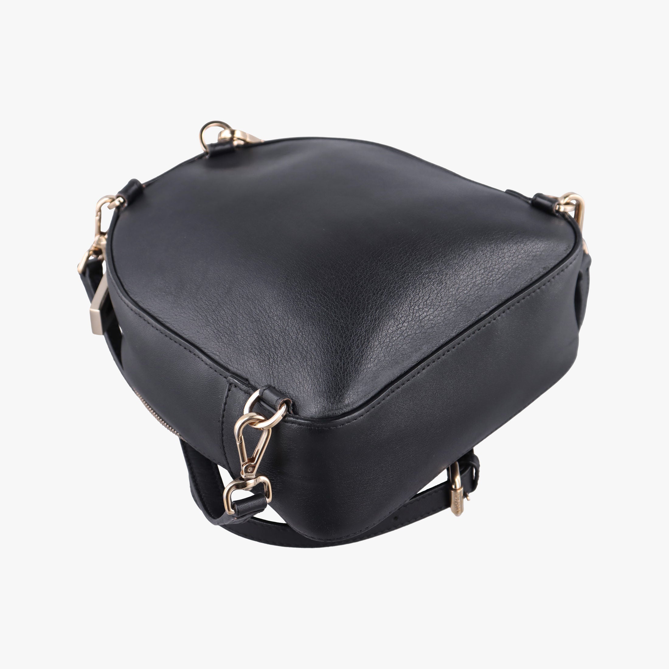 Vintage VERSACE La Medusa Black Leather  backpack/rucksack | stylenewstar