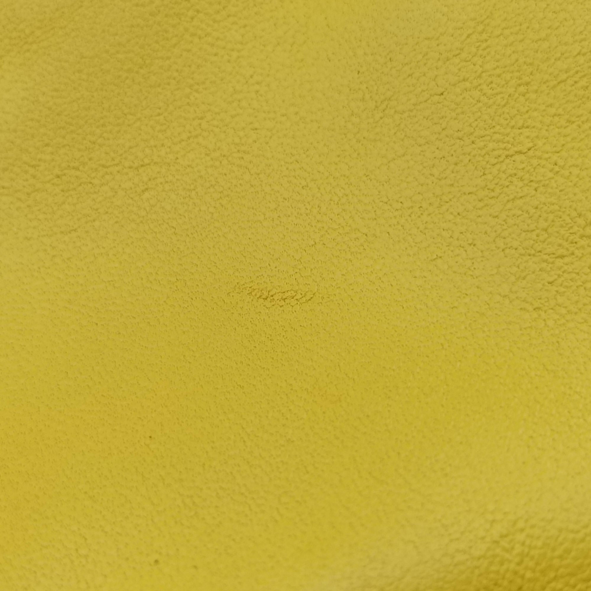 Pre-owned Fendi Color Block Baguette Yellow Leather 26685 shoulderbag | stylenewstar