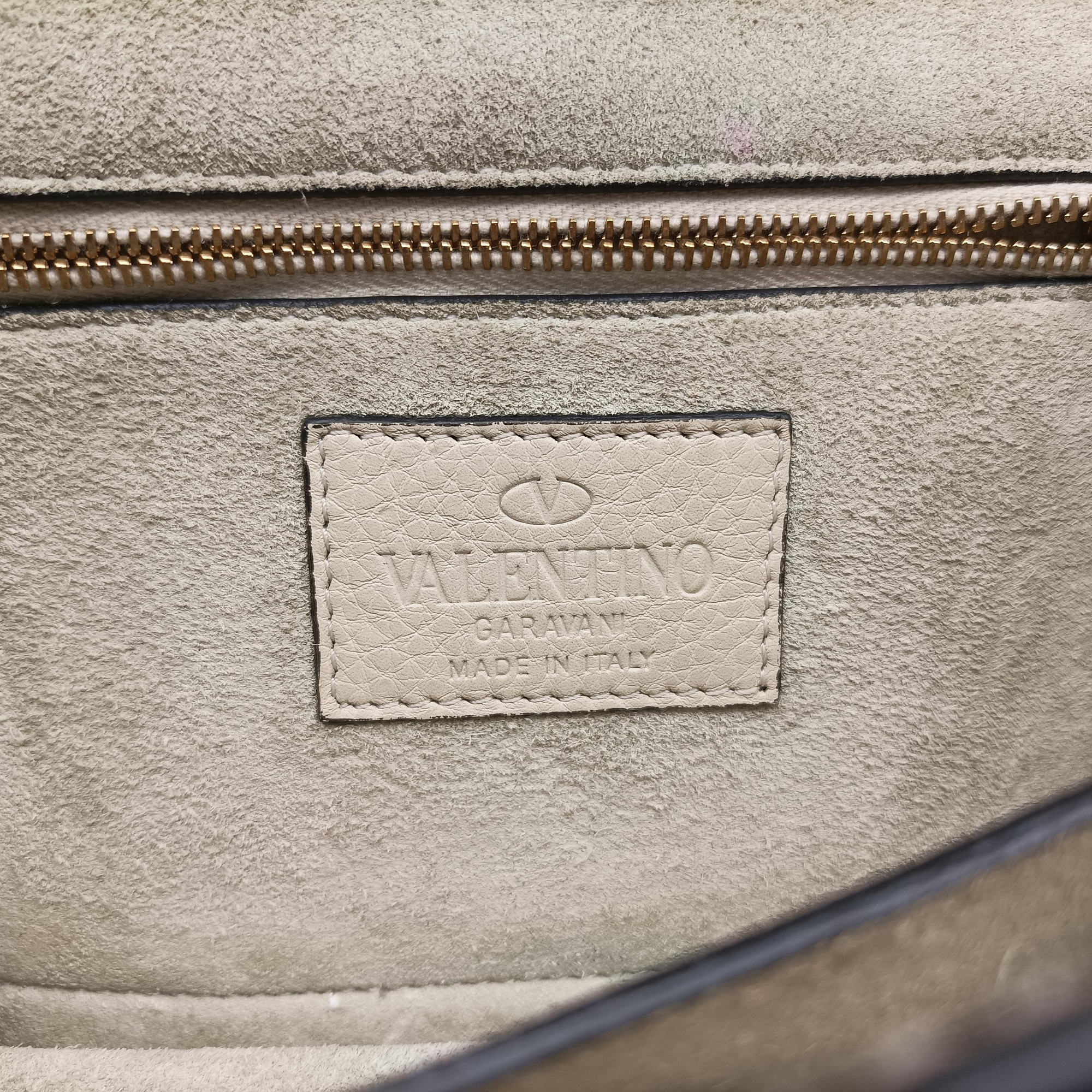 Pre-owned Valentino Rockstud Glam Lock White Leather  shoulderbag | stylenewstar