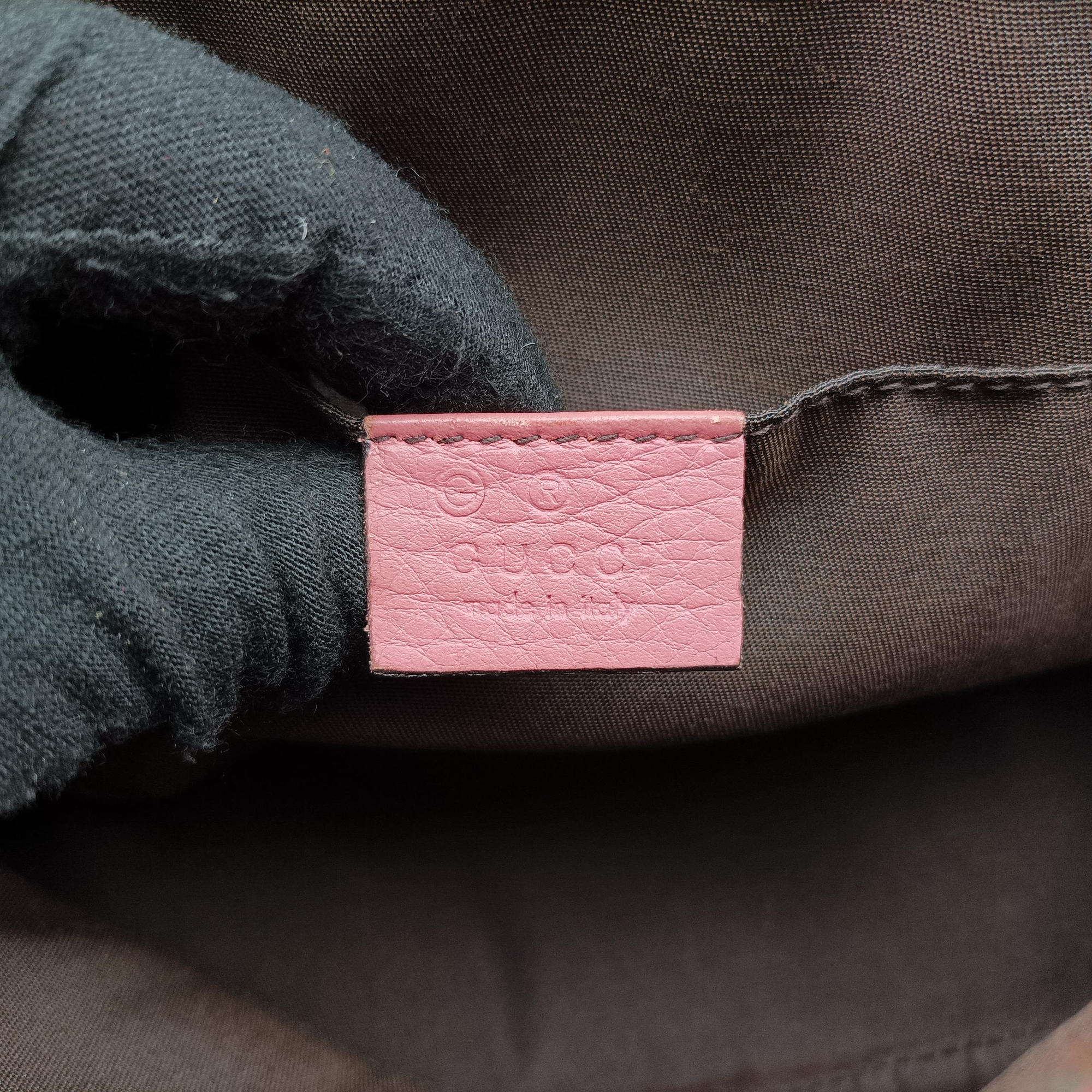 Pre-owned Gucci Microguccissima dome Pink Leather 341504 shoulderbag | stylenewstar