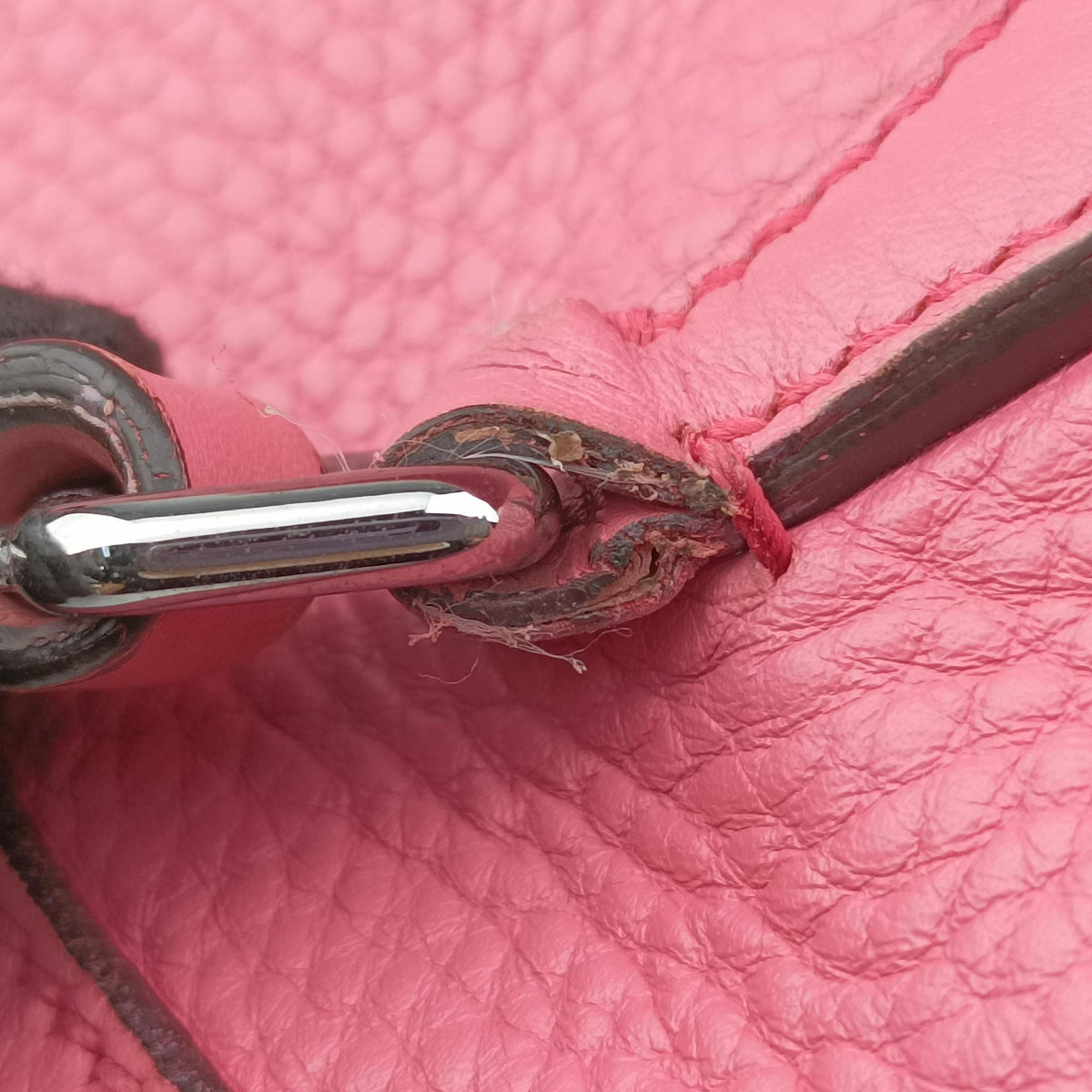 Pre-owned Gucci Microguccissima dome Pink Leather 341504 shoulderbag | stylenewstar