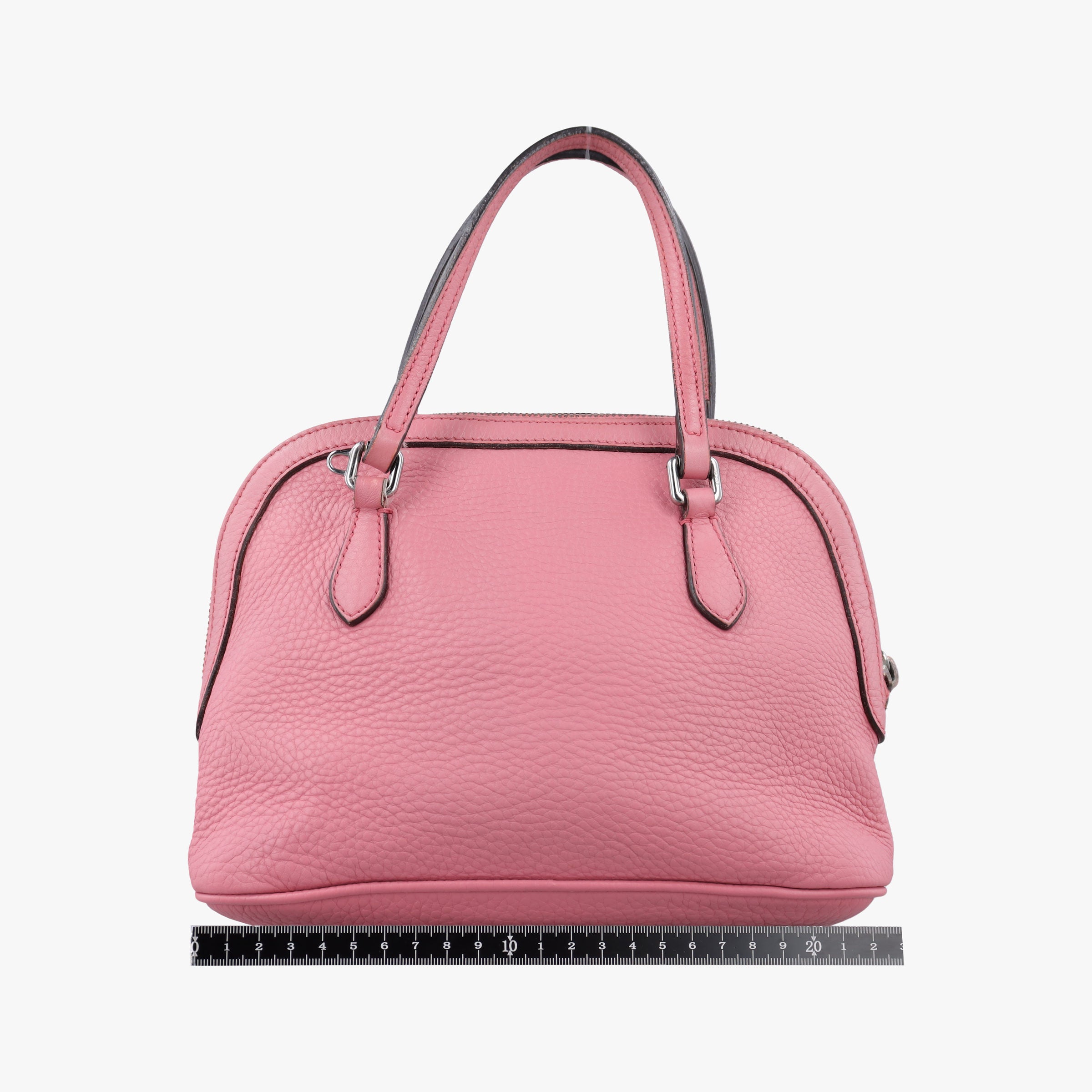 Pre-owned Gucci Microguccissima dome Pink Leather 341504 shoulderbag | stylenewstar