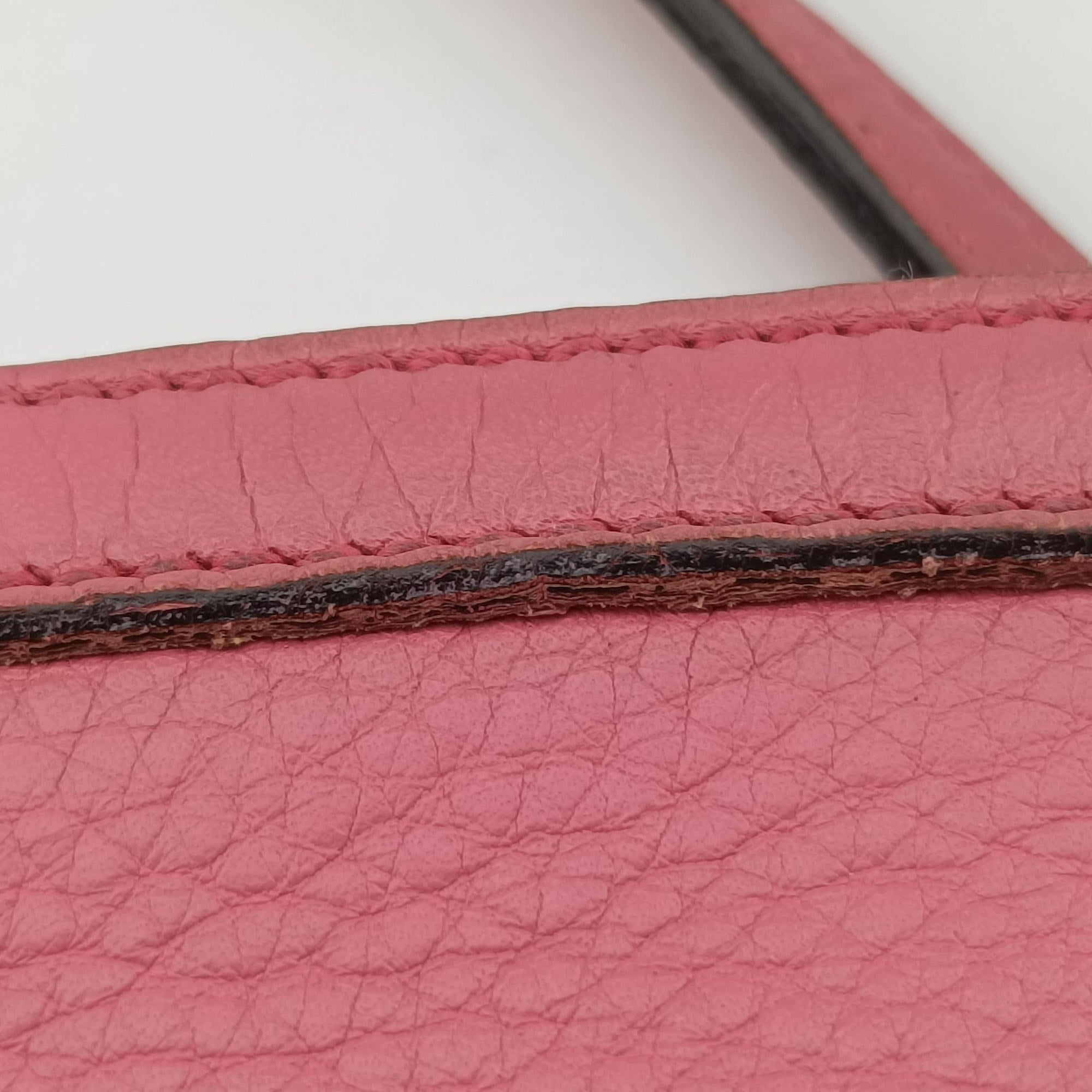 Pre-owned Gucci Microguccissima dome Pink Leather 341504 shoulderbag | stylenewstar