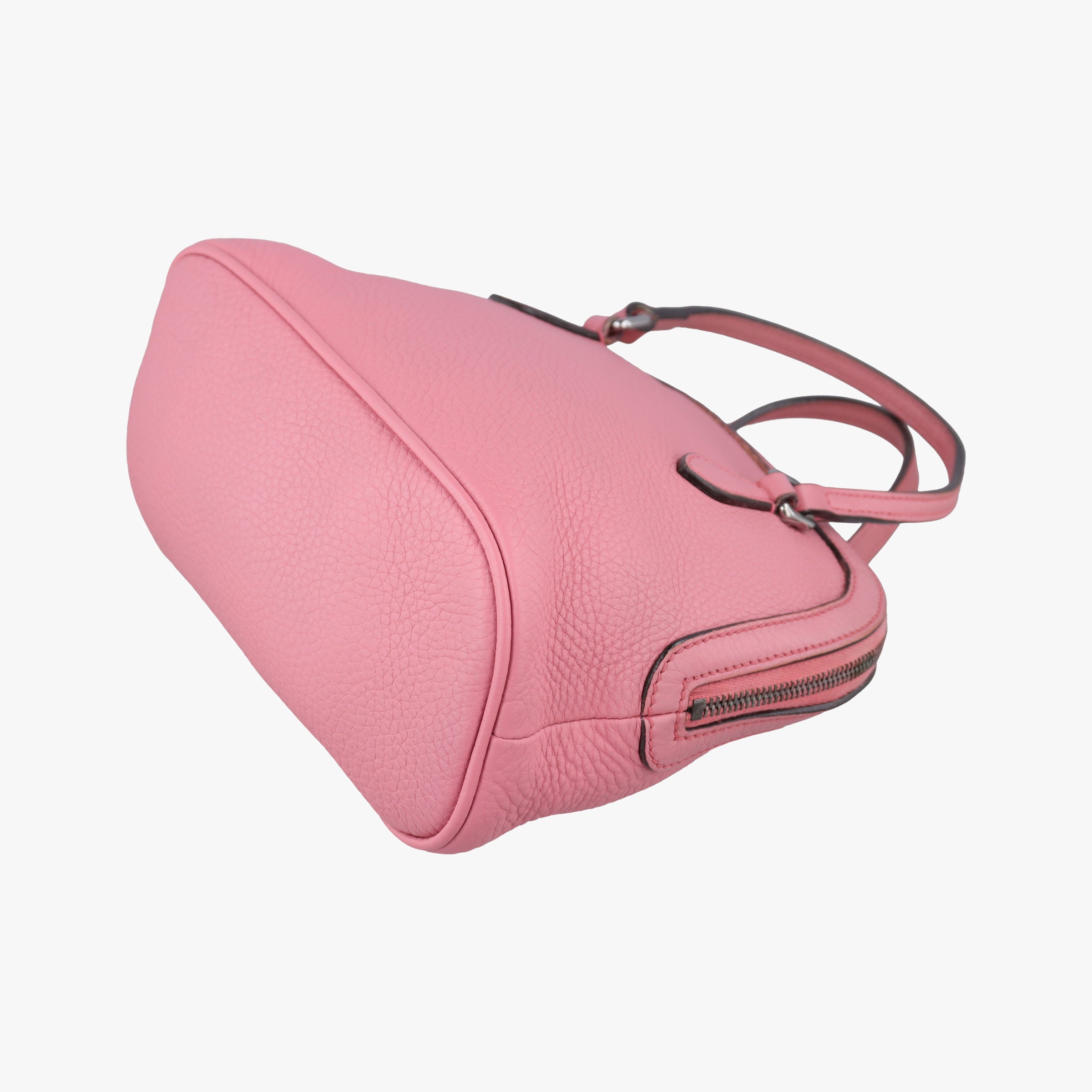 Pre-owned Gucci Microguccissima dome Pink Leather 341504 shoulderbag | stylenewstar