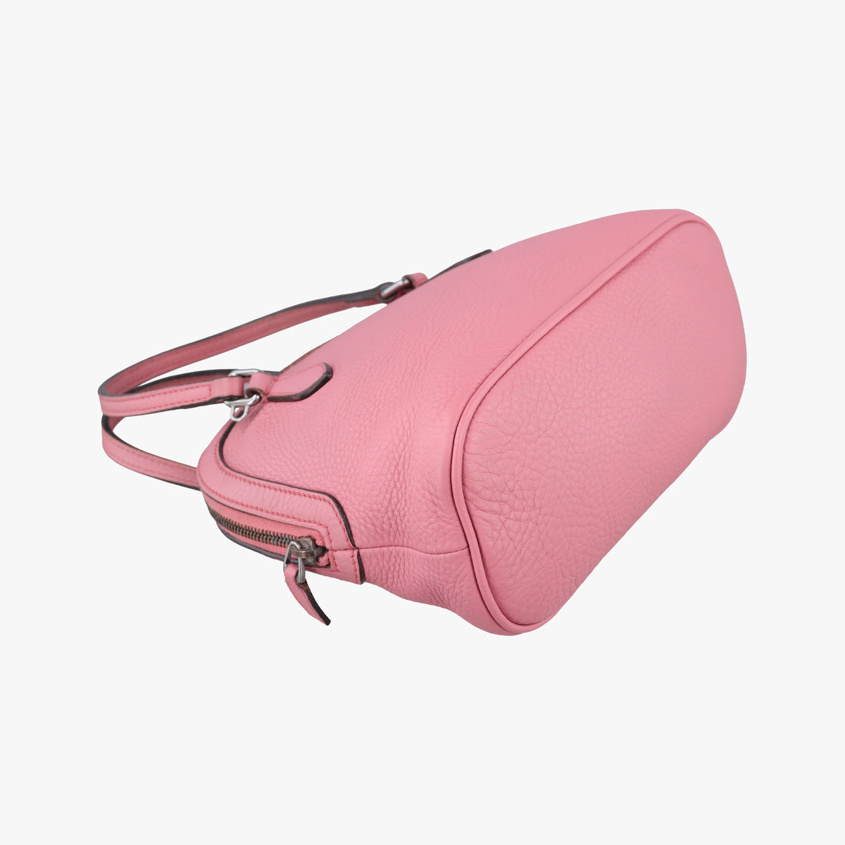 Pre-owned Gucci Microguccissima dome Pink Leather 341504 shoulderbag | stylenewstar