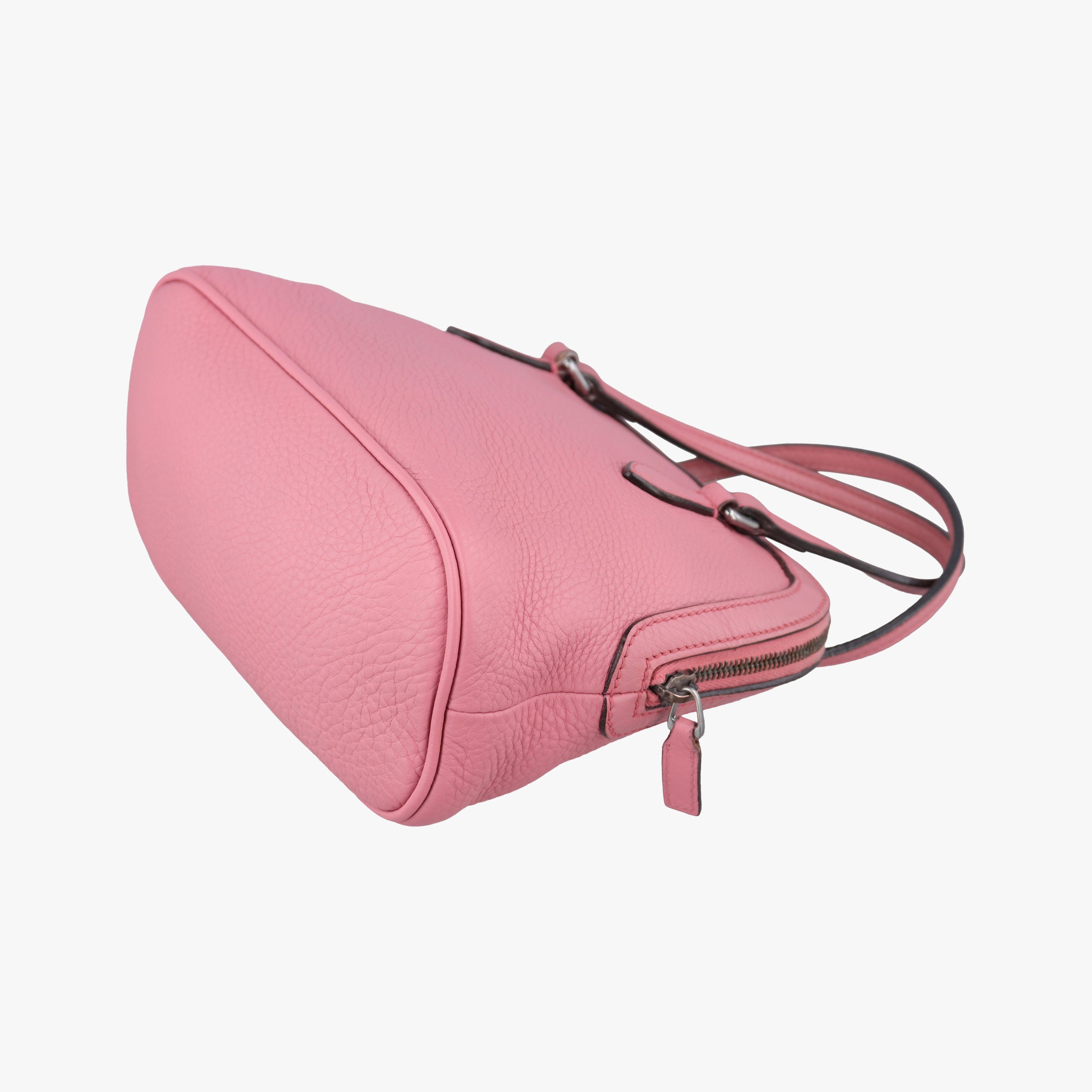 Pre-owned Gucci Microguccissima dome Pink Leather 341504 shoulderbag | stylenewstar