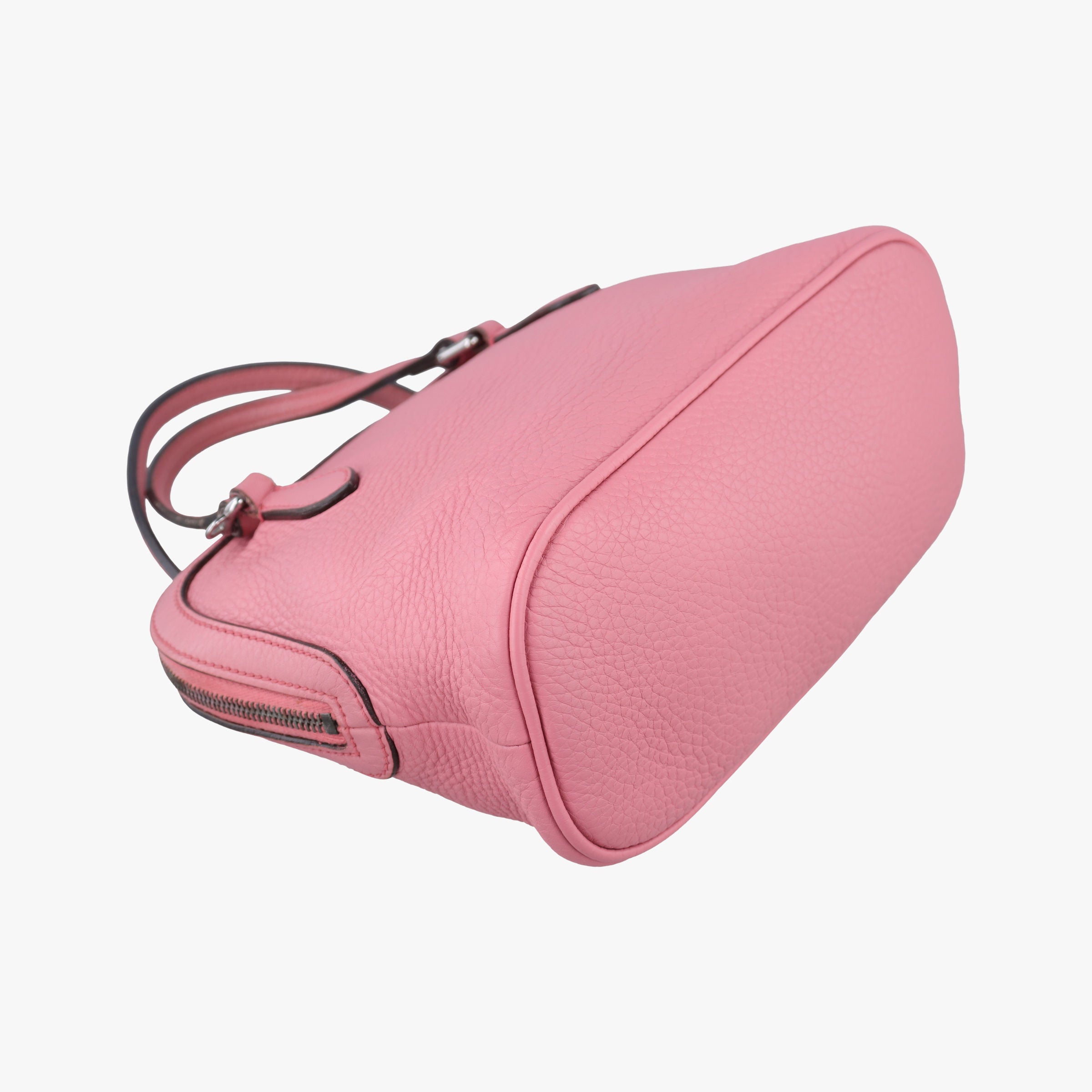 Pre-owned Gucci Microguccissima dome Pink Leather 341504 shoulderbag | stylenewstar
