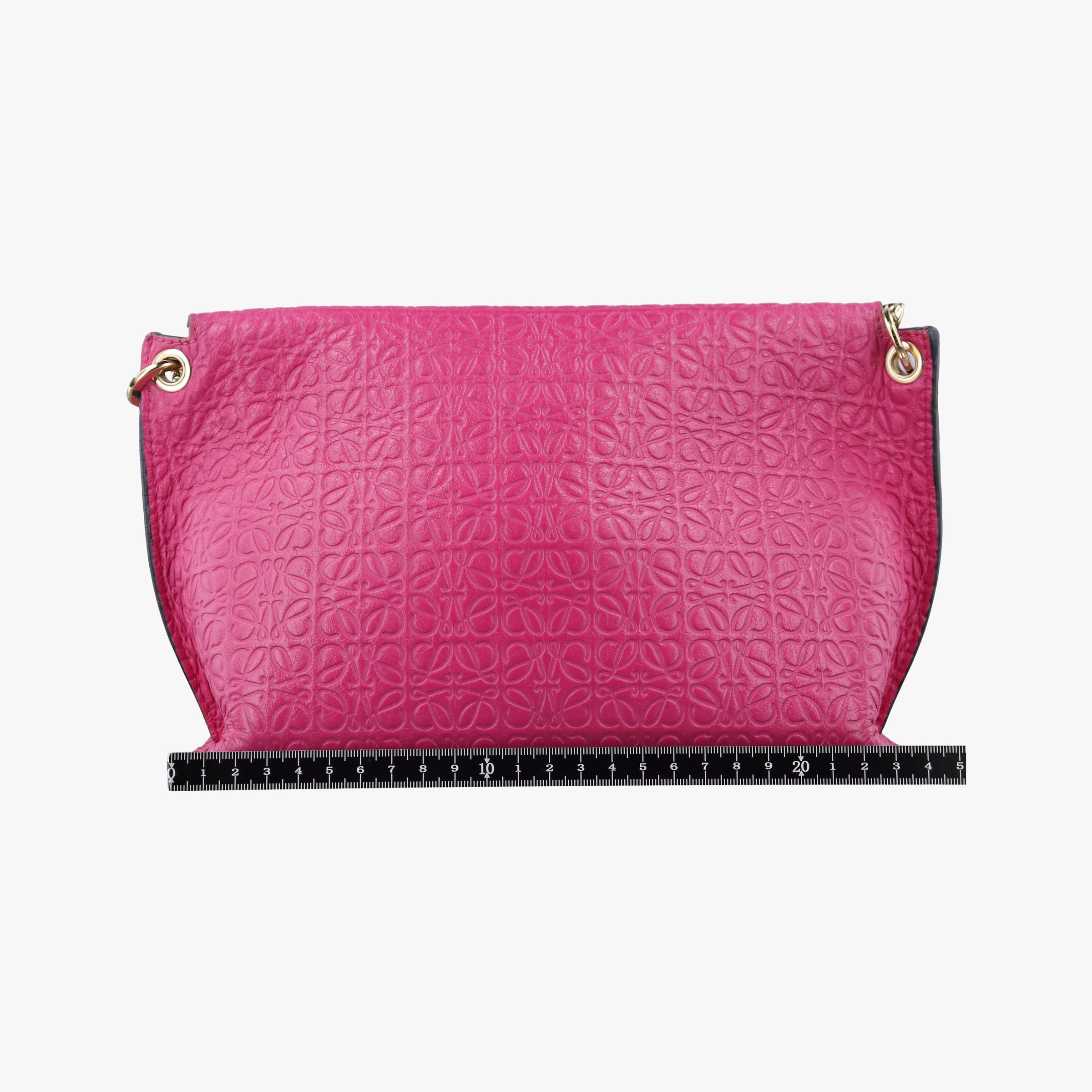 Pre-owned Loewe Avenue Rose Leather  shoulderbag | stylenewstar