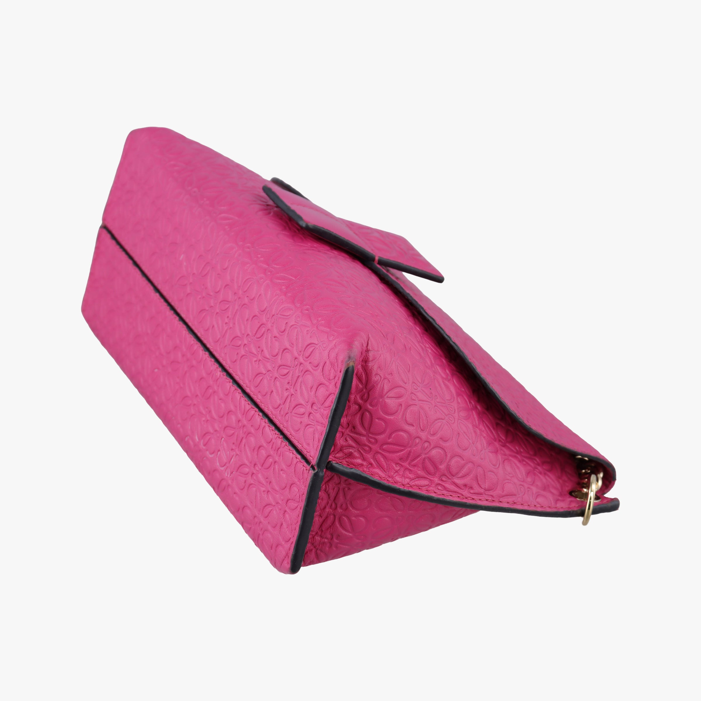 Pre-owned Loewe Avenue Rose Leather  shoulderbag | stylenewstar
