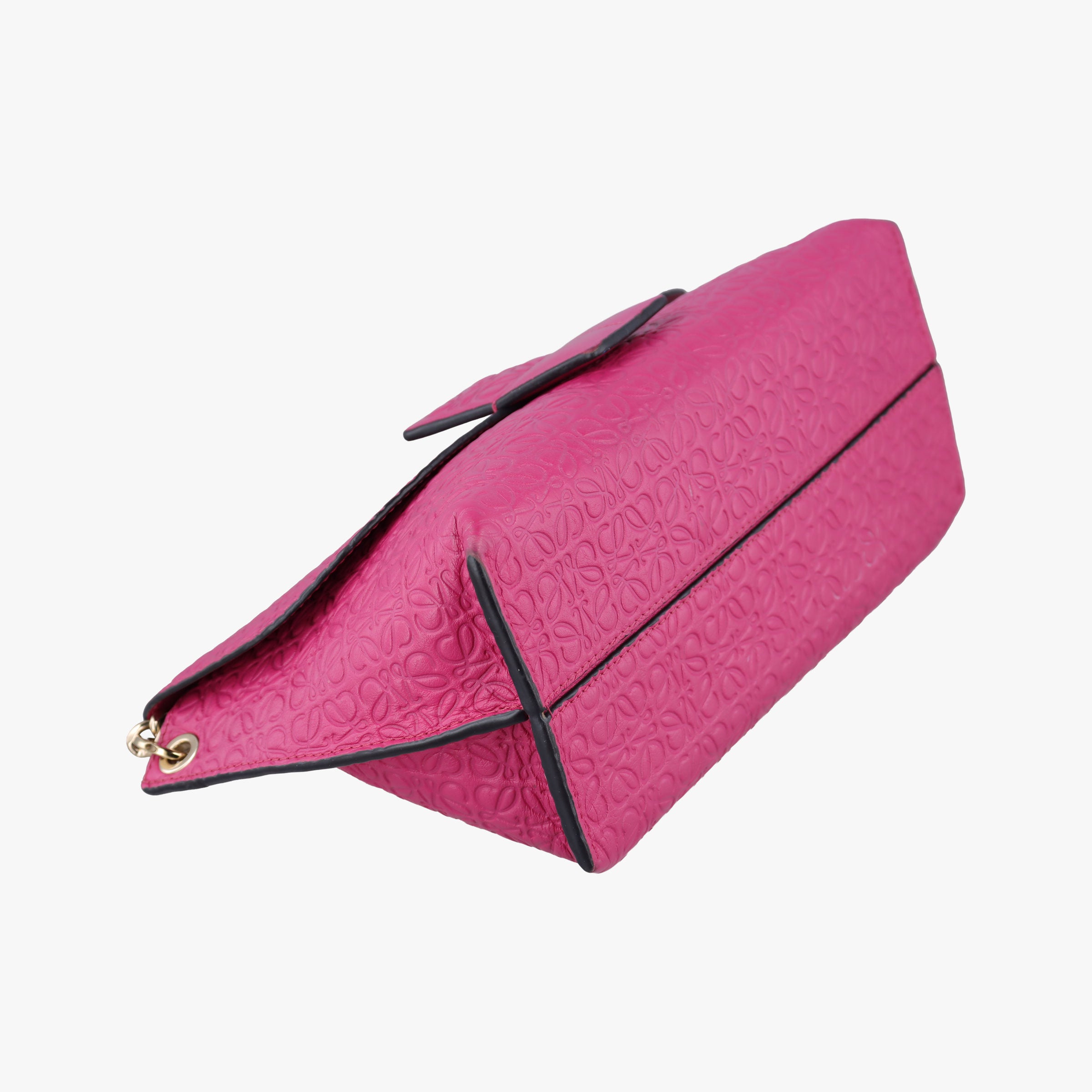 Pre-owned Loewe Avenue Rose Leather  shoulderbag | stylenewstar