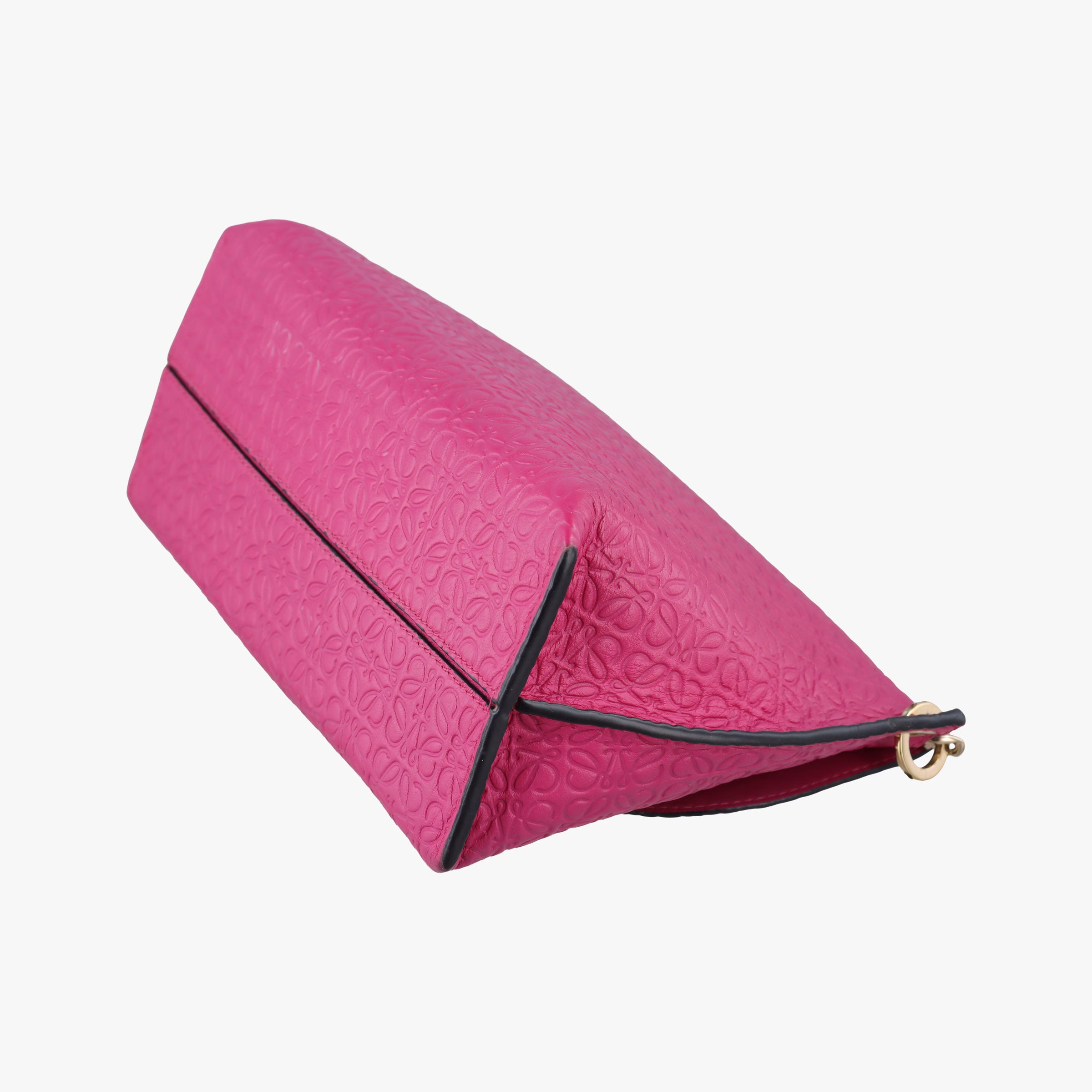 Pre-owned Loewe Avenue Rose Leather  shoulderbag | stylenewstar