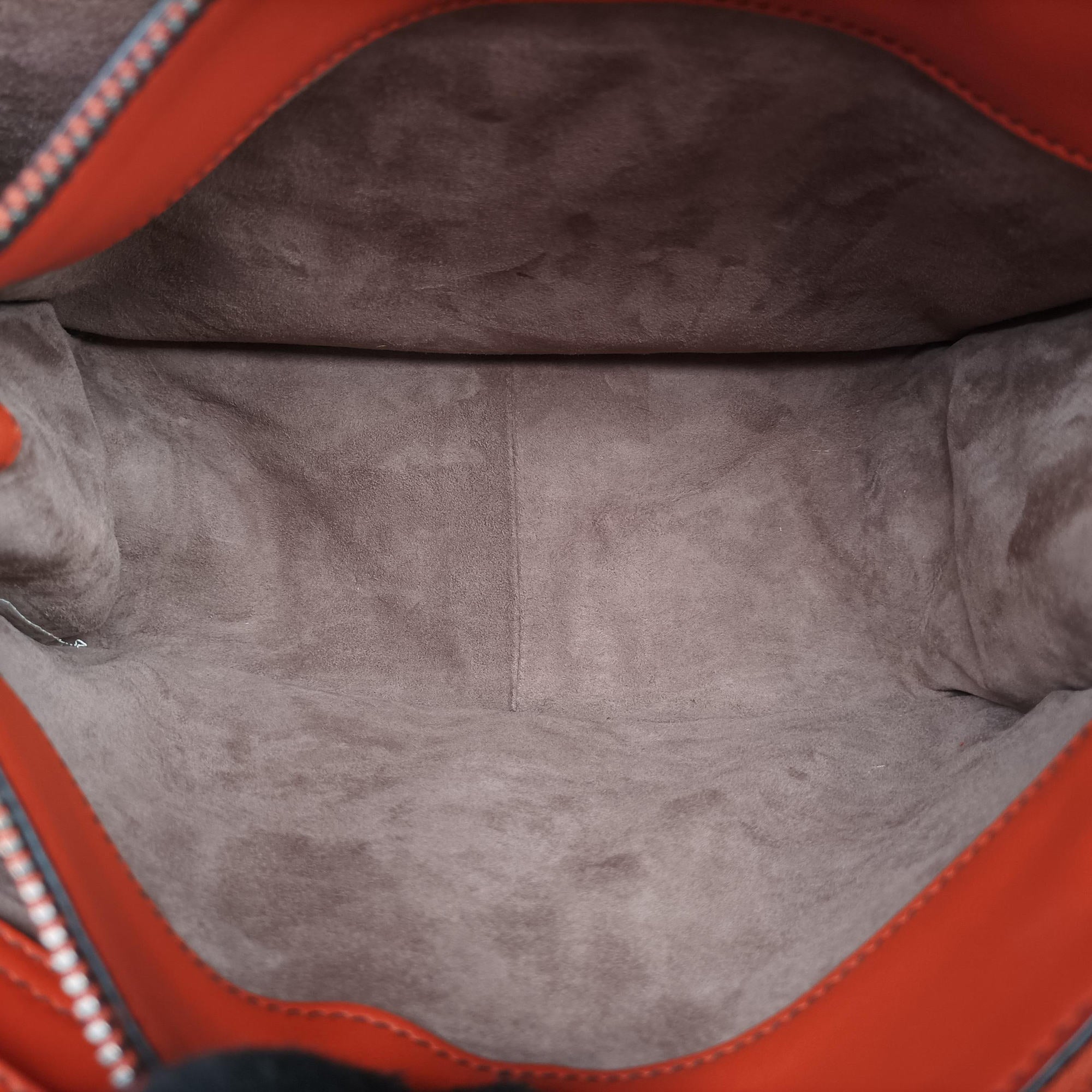 Pre-owned Bottega Veneta Intrecciato OrangeRed lambskin  shoulderbag | stylenewstar