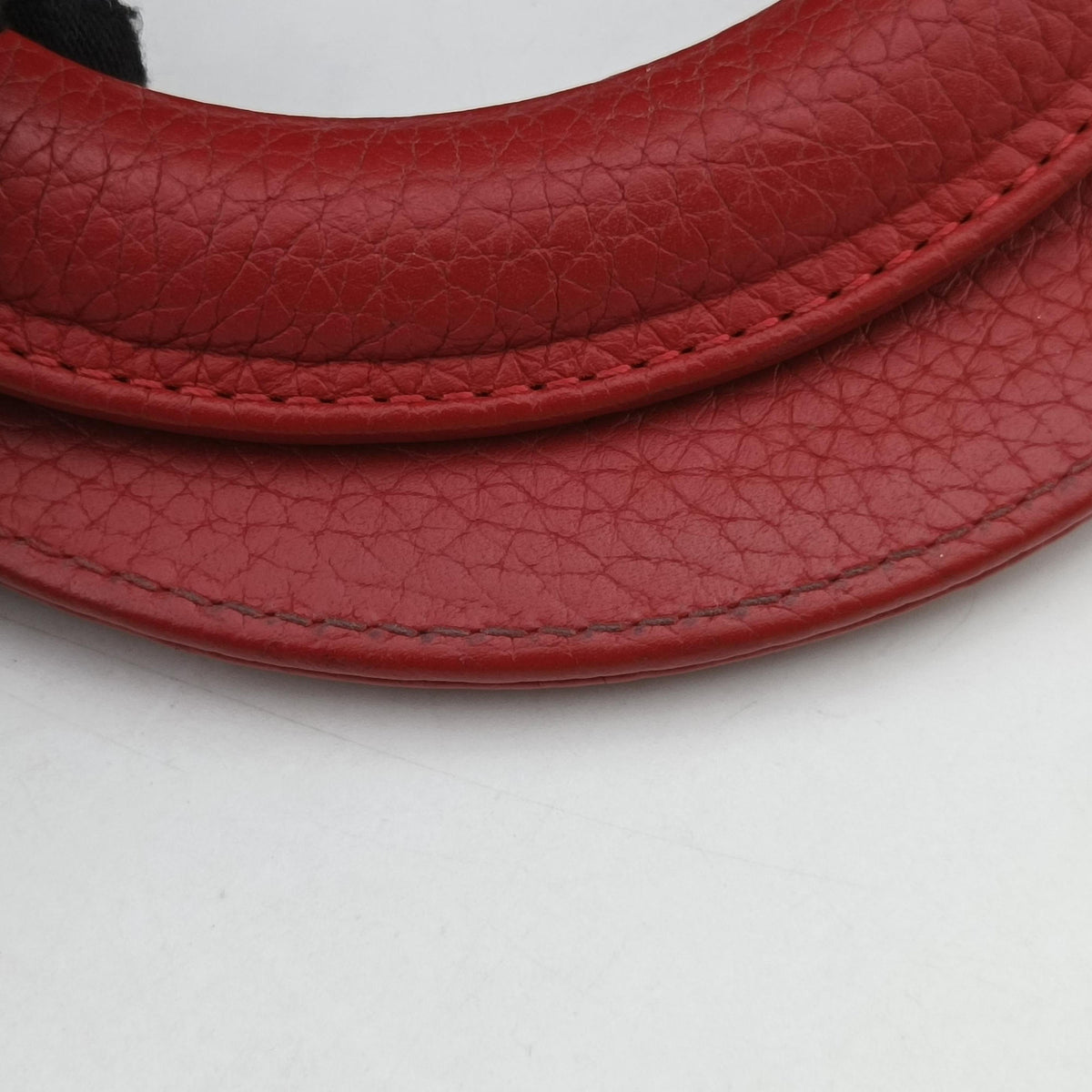 Pre-owned Christian Dior Diorissimo Red Leather  shoulderbag | stylenewstar