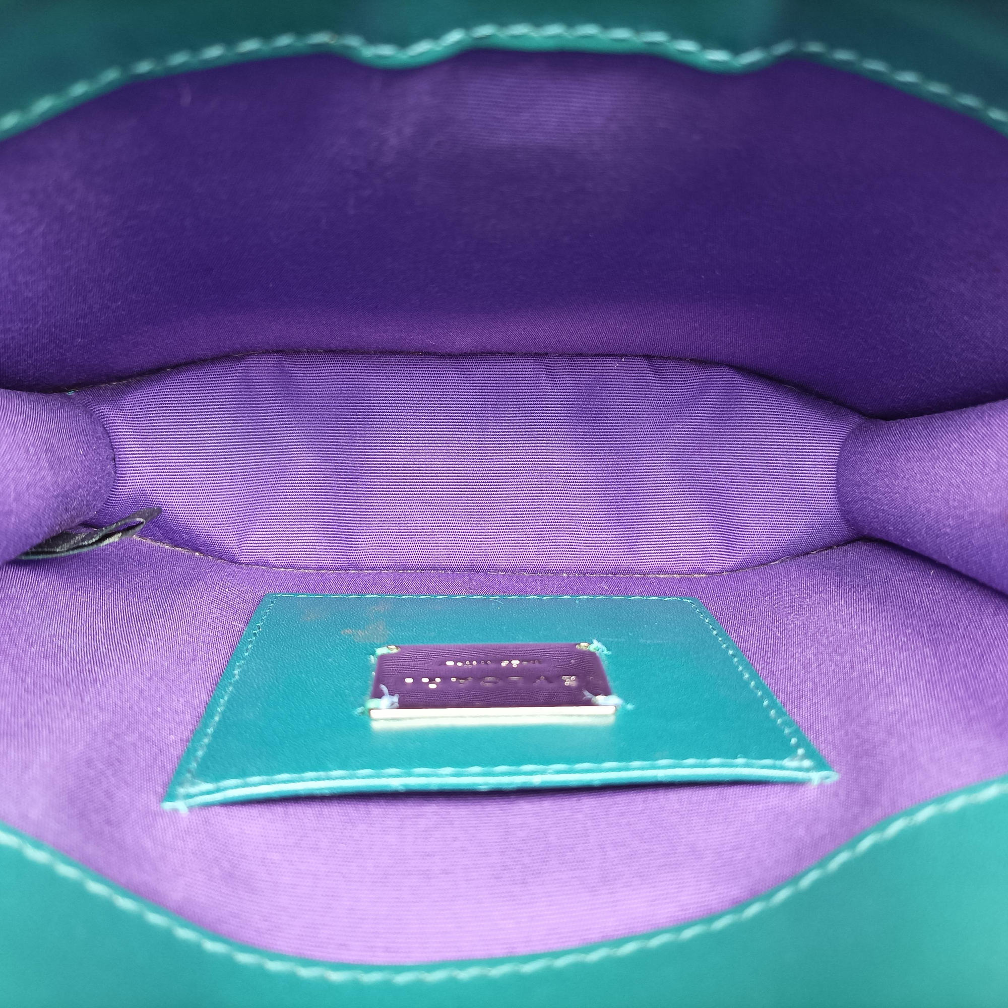 Secondhand Bvlgari Serpenti Green Galuchat Skin×Leather  shoulderbag | stylenewstar