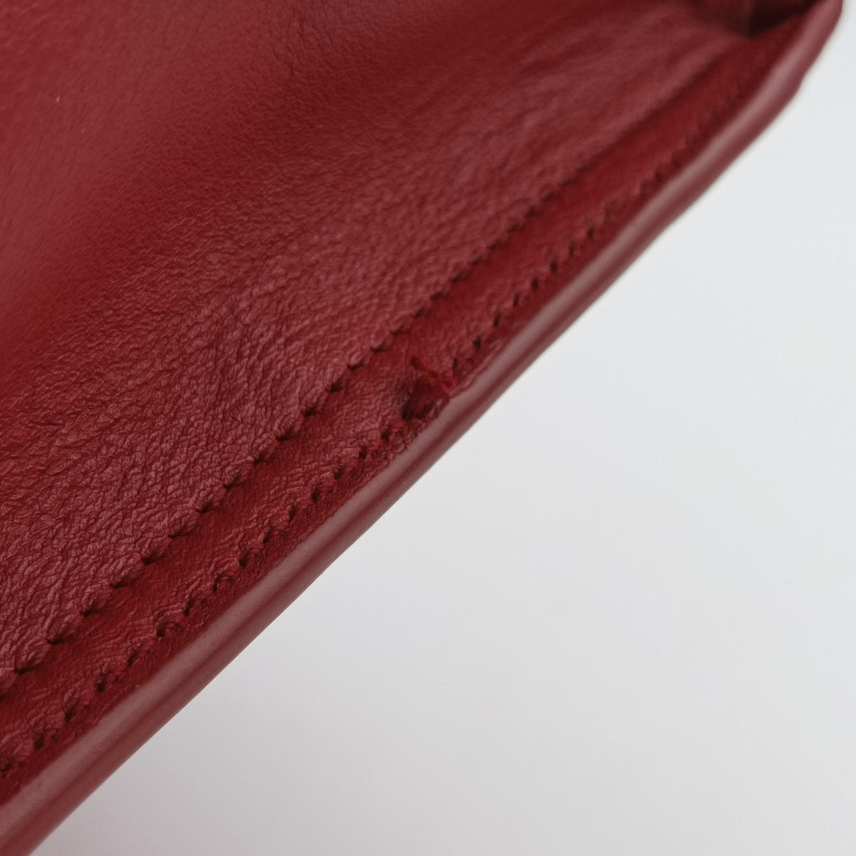Pre-owned Yves Saint Laurent Y Ligne Petit Cabas Red Leather 311210 shoulderbag | stylenewstar