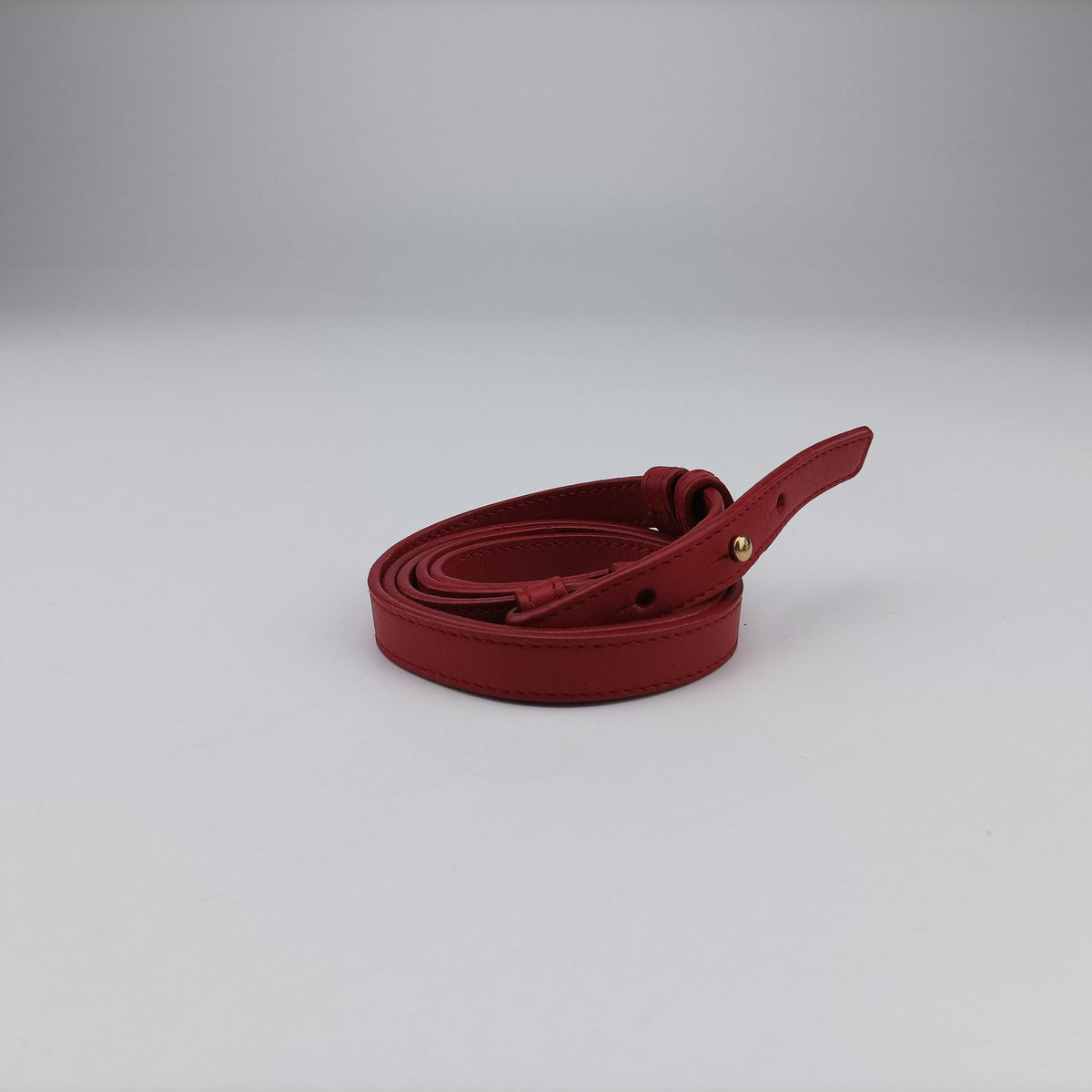 Pre-owned Yves Saint Laurent Y Ligne Petit Cabas Red Leather 311210 shoulderbag | stylenewstar