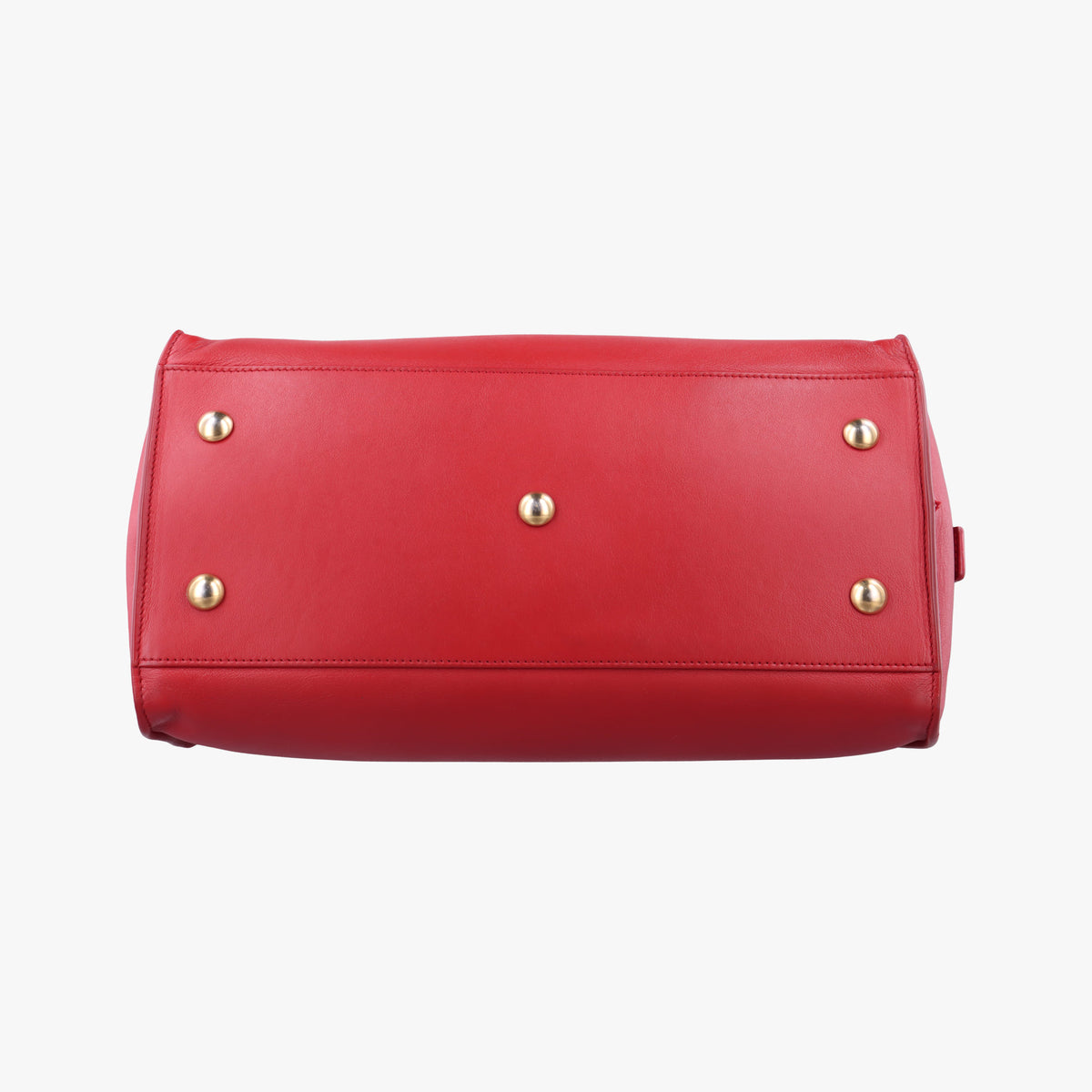 Pre-owned Yves Saint Laurent Y Ligne Petit Cabas Red Leather 311210 shoulderbag | stylenewstar