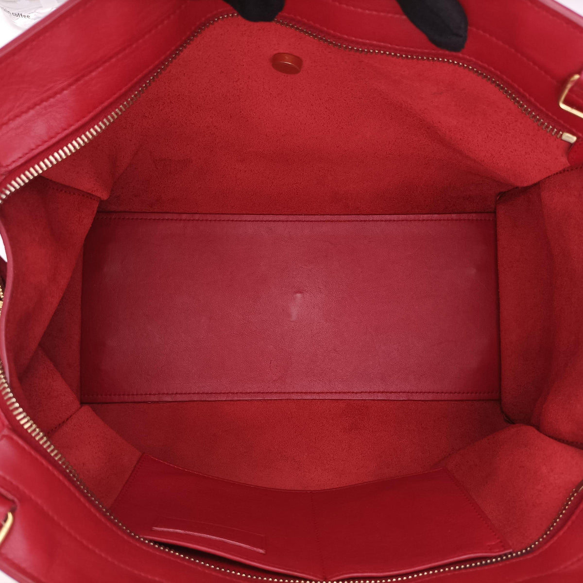 Pre-owned Yves Saint Laurent Y Ligne Petit Cabas Red Leather 311210 shoulderbag | stylenewstar