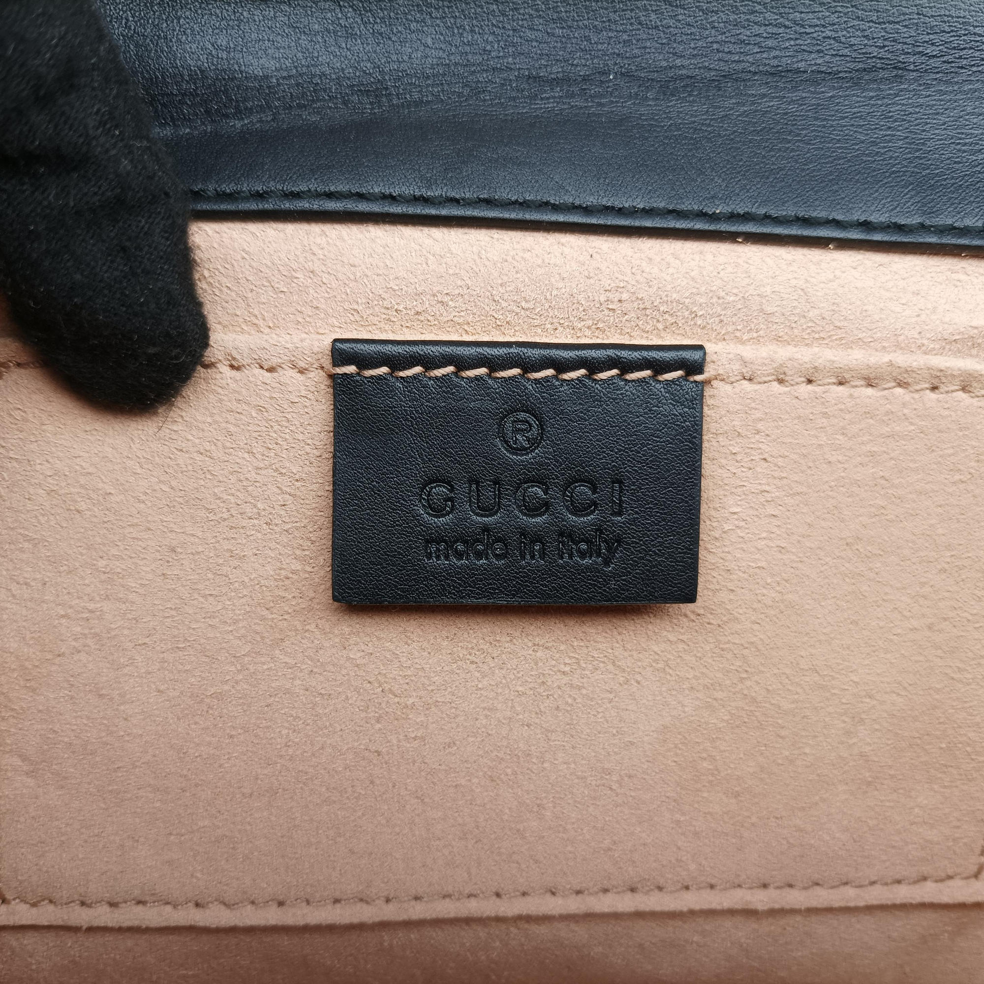 Pre-owned Gucci Padlock Brown PVC coated canvas×leather 409487 shoulderbag | stylenewstar