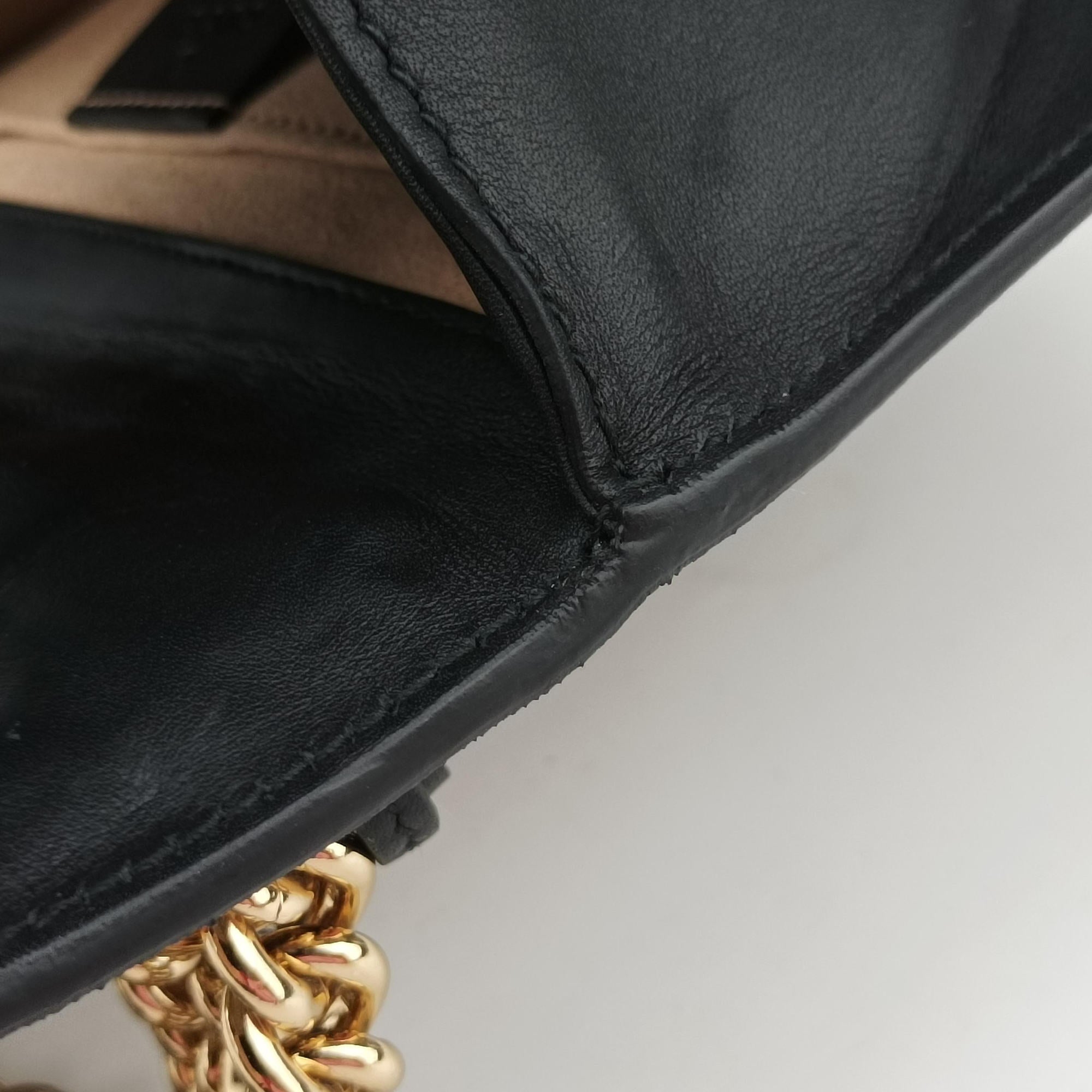 Pre-owned Gucci Padlock Brown PVC coated canvas×leather 409487 shoulderbag | stylenewstar