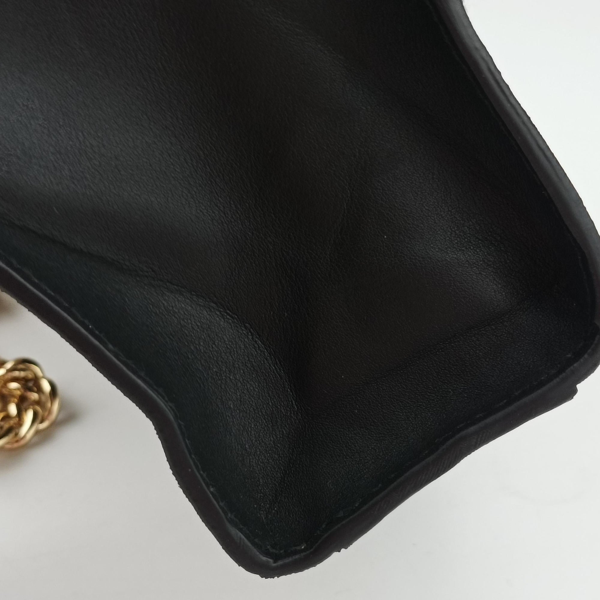 Pre-owned Gucci Padlock Brown PVC coated canvas×leather 409487 shoulderbag | stylenewstar