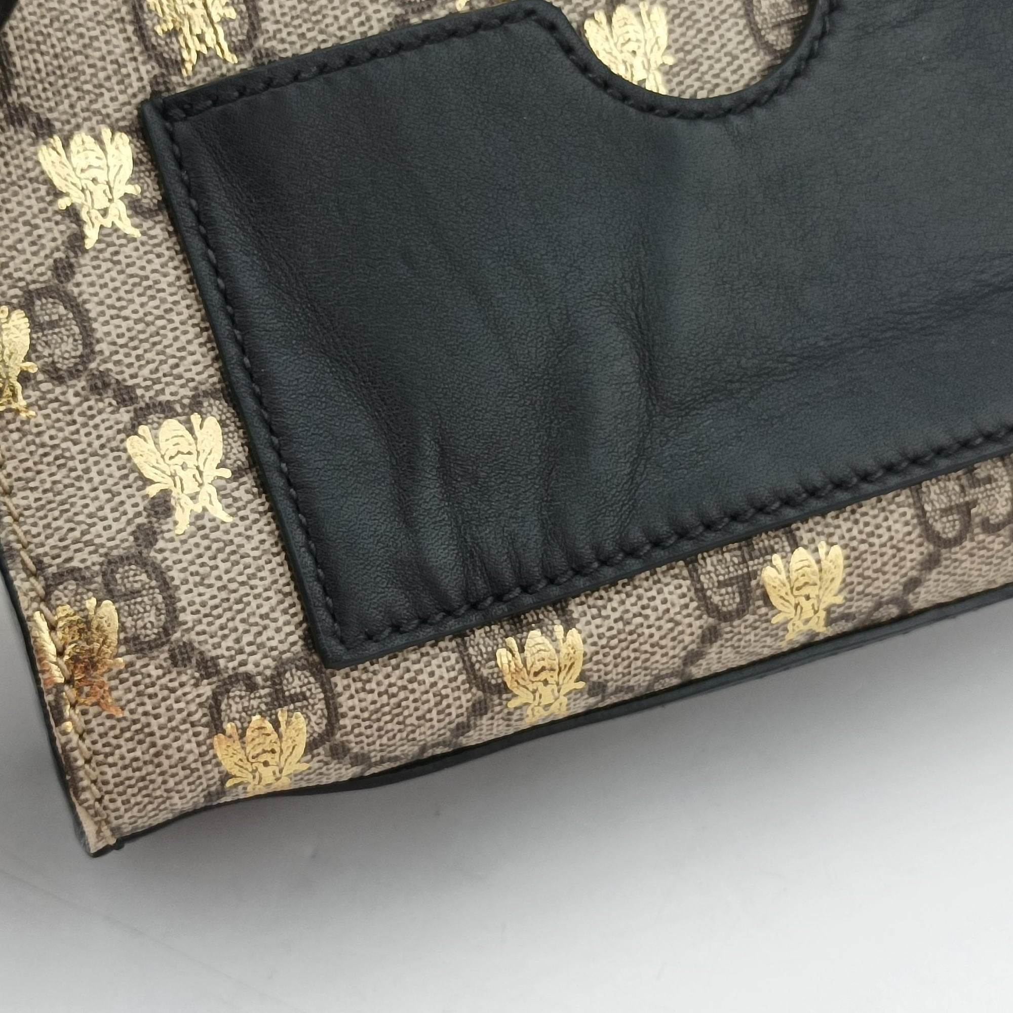 Pre-owned Gucci Padlock Brown PVC coated canvas×leather 409487 shoulderbag | stylenewstar