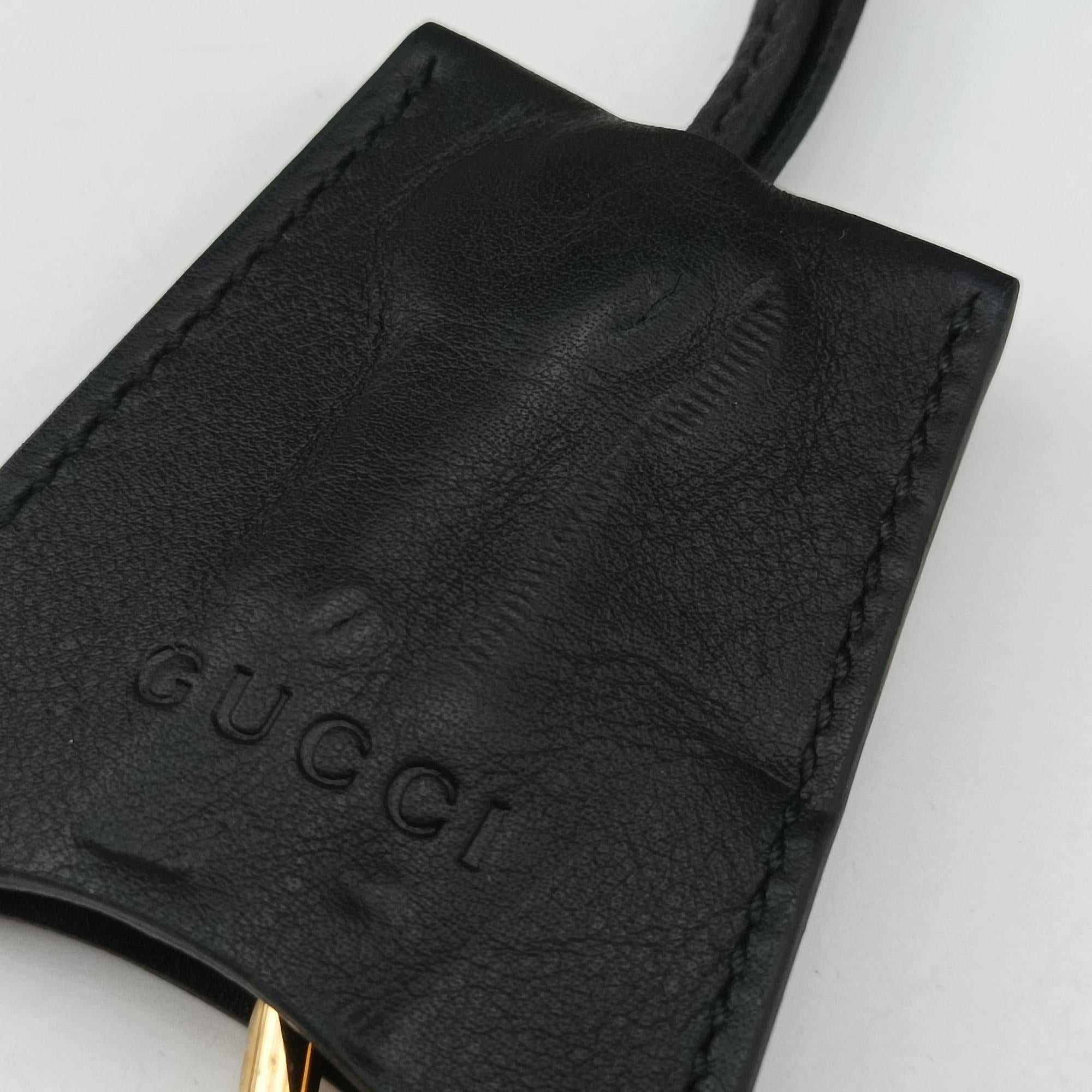 Pre-owned Gucci Padlock Brown PVC coated canvas×leather 409487 shoulderbag | stylenewstar