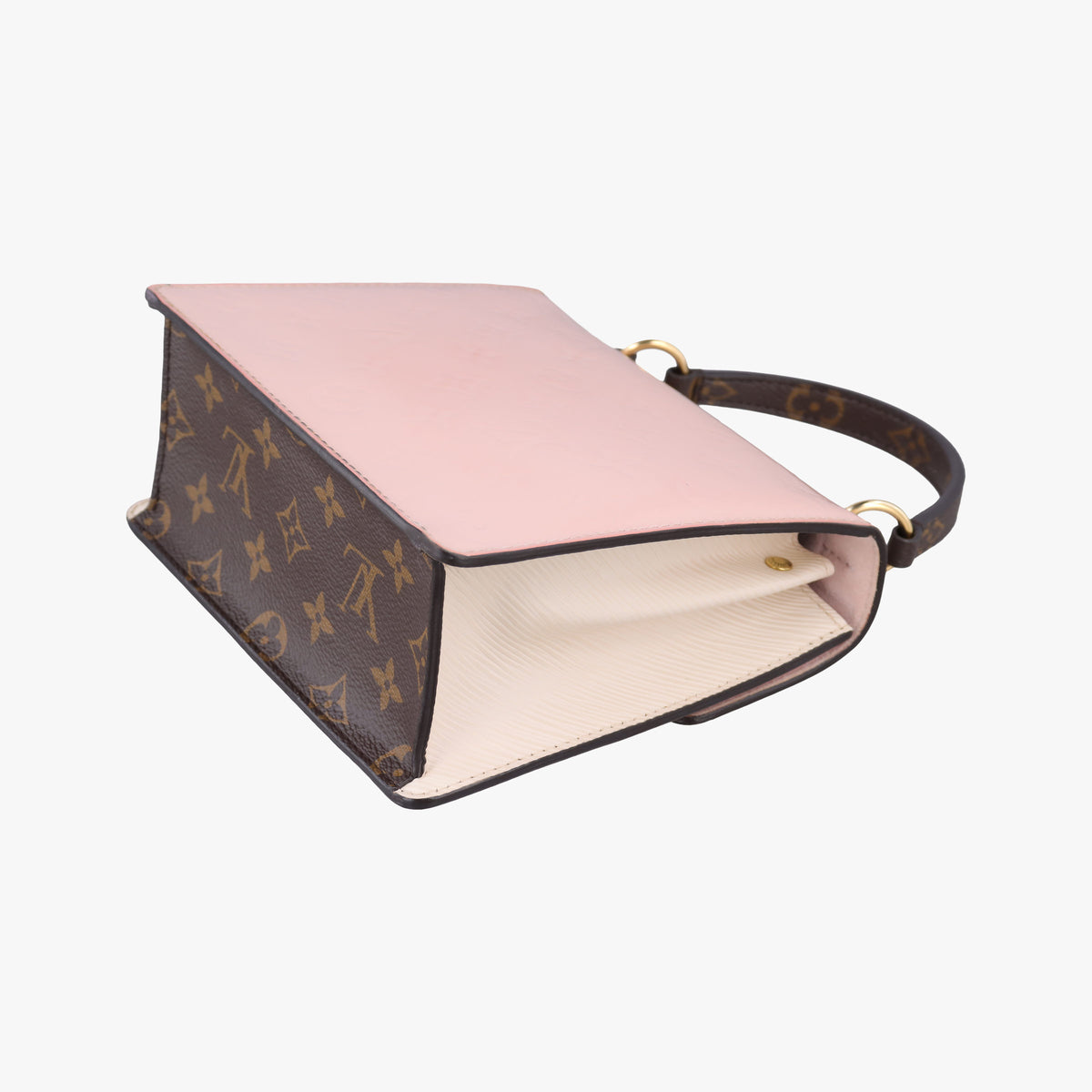 Pre-owned Louis Vuitton Spring Street PM pink Vernis M90468 shoulderbag | stylenewstar